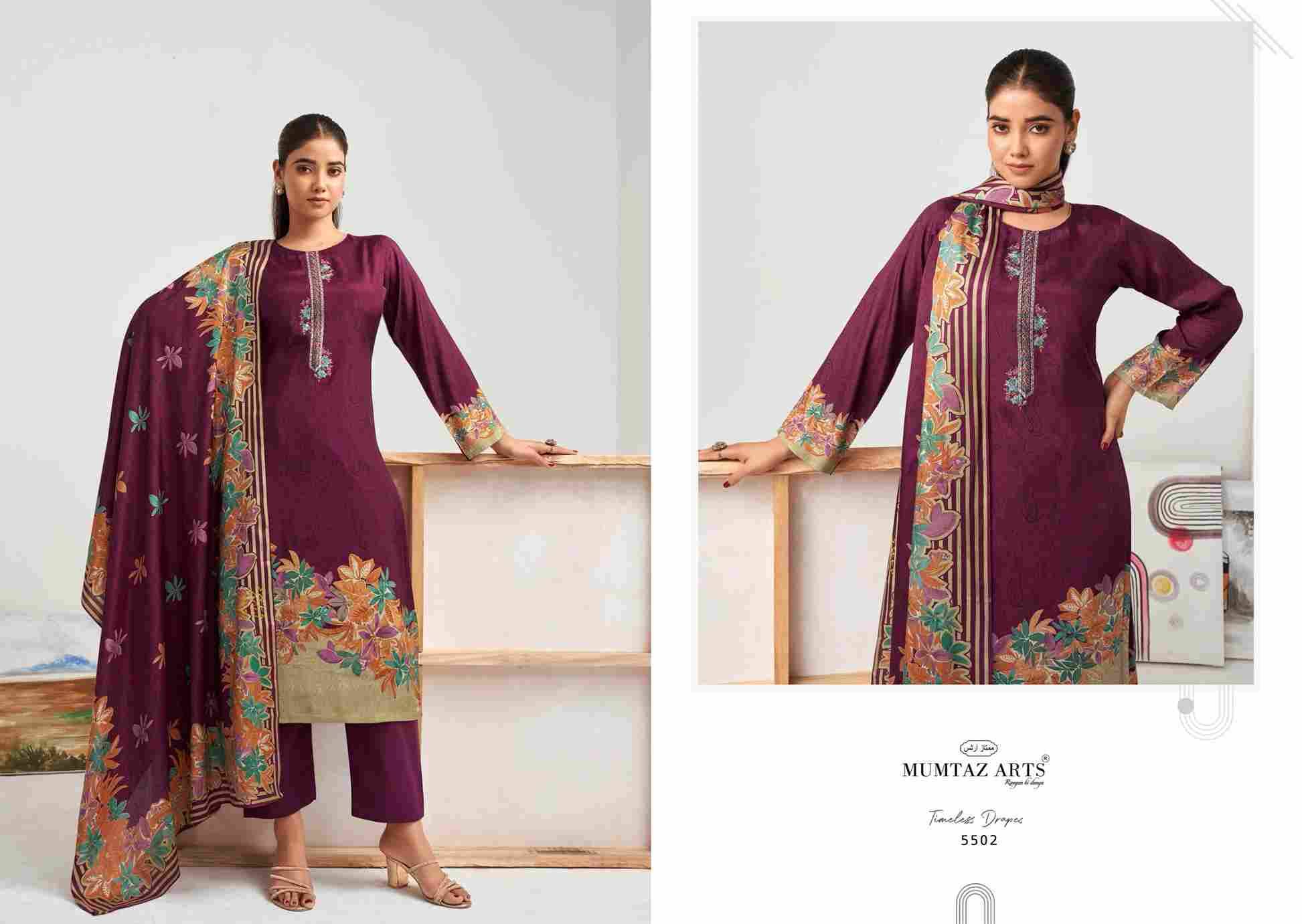 Hafiza By Mumtaz Arts 5501 To 5504 Series Beautiful Festive Suits Colorful Stylish Fancy Casual Wear & Ethnic Wear Pure Viscose Muslin Print Dresses At Wholesale Price