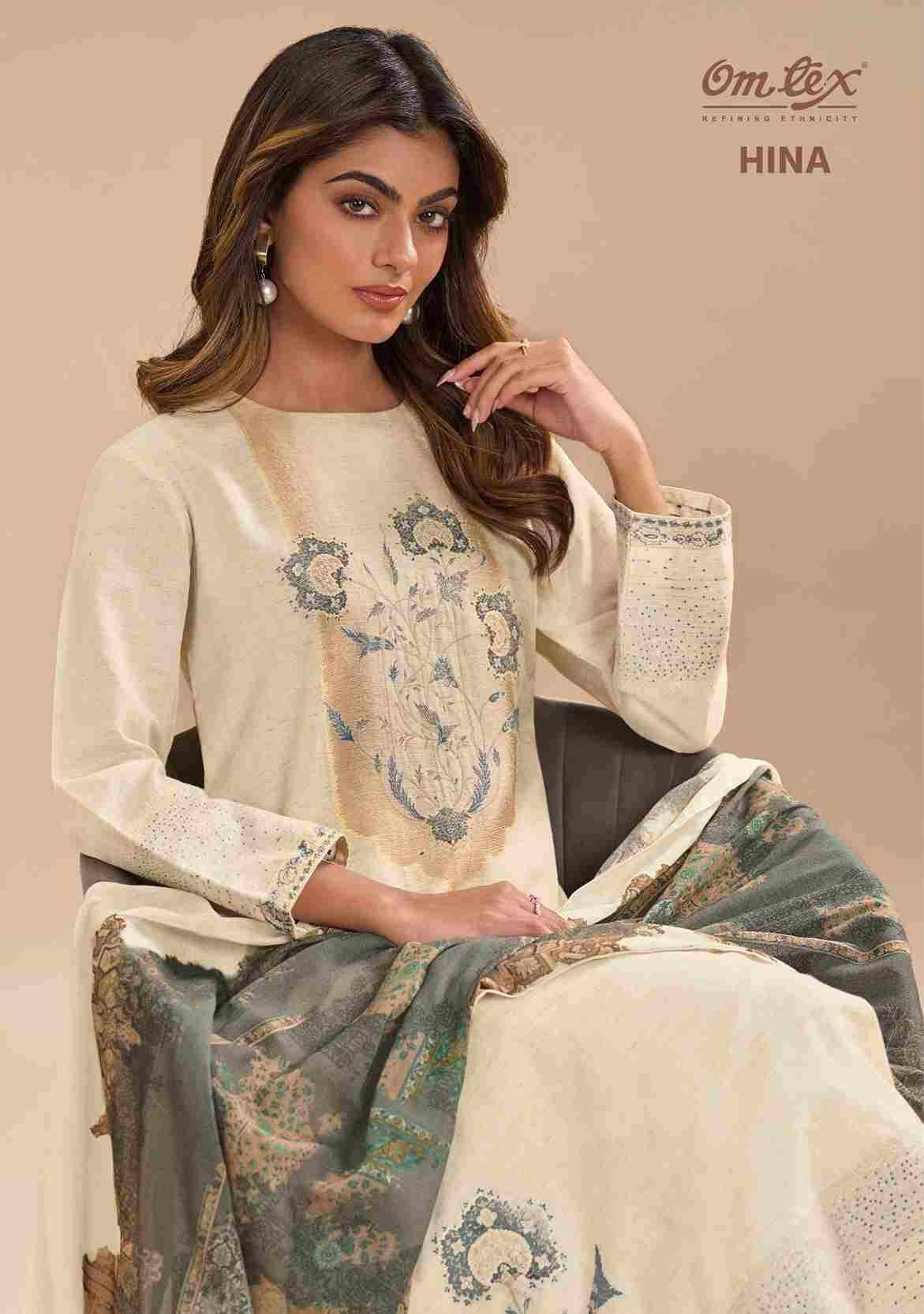 Hina By Om Tex 7461-A To 7461-D Series Beautiful Suits Stylish Fancy Colorful Party Wear & Ethnic Wear Cotton Silk Jacquard Dresses At Wholesale Price