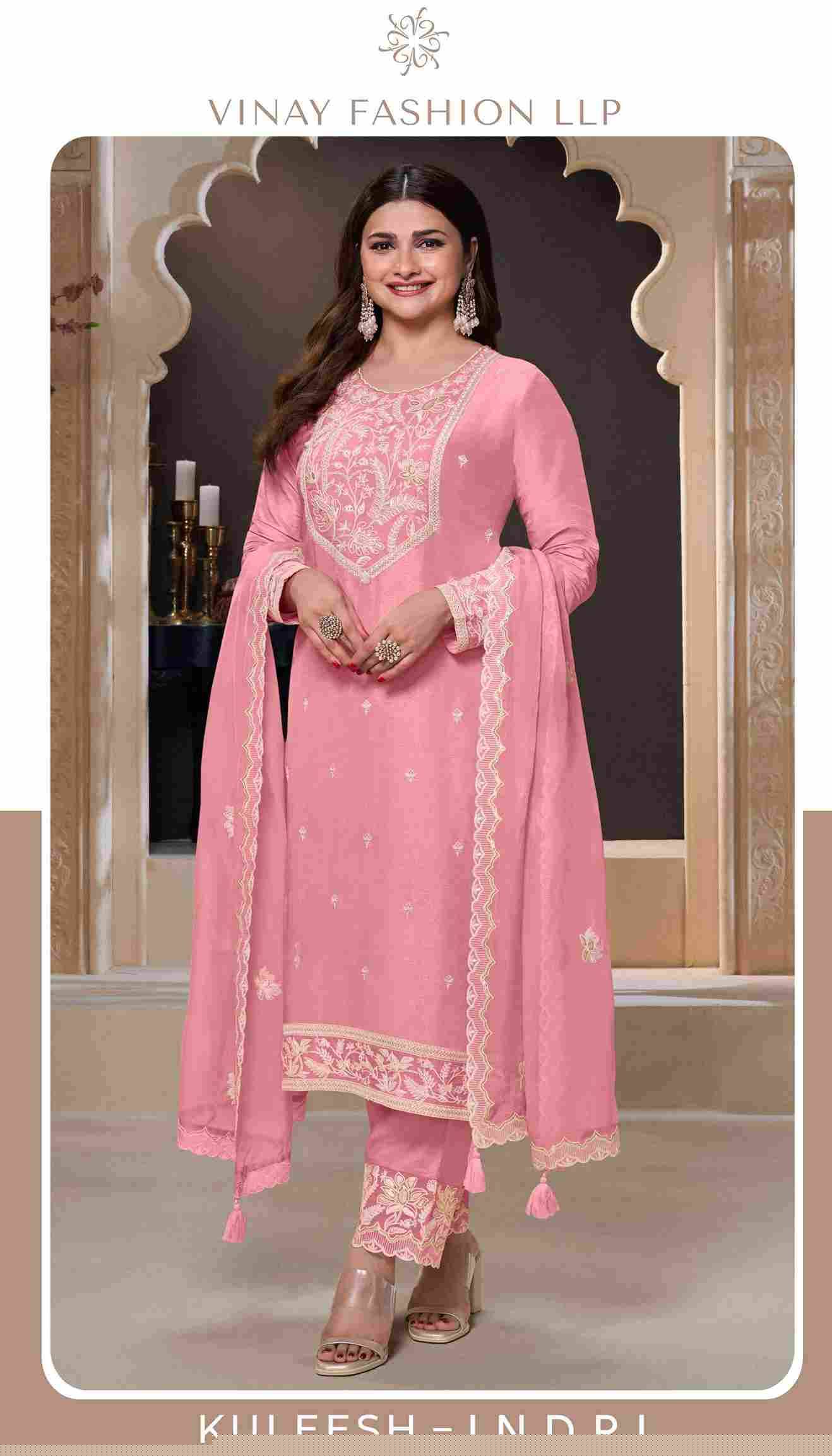 Indri By Kuleesh 73321 To 73324 Series Designer Festive Suits Collection Beautiful Stylish Fancy Colorful Party Wear & Occasional Wear Silk Dresses At Wholesale Price
