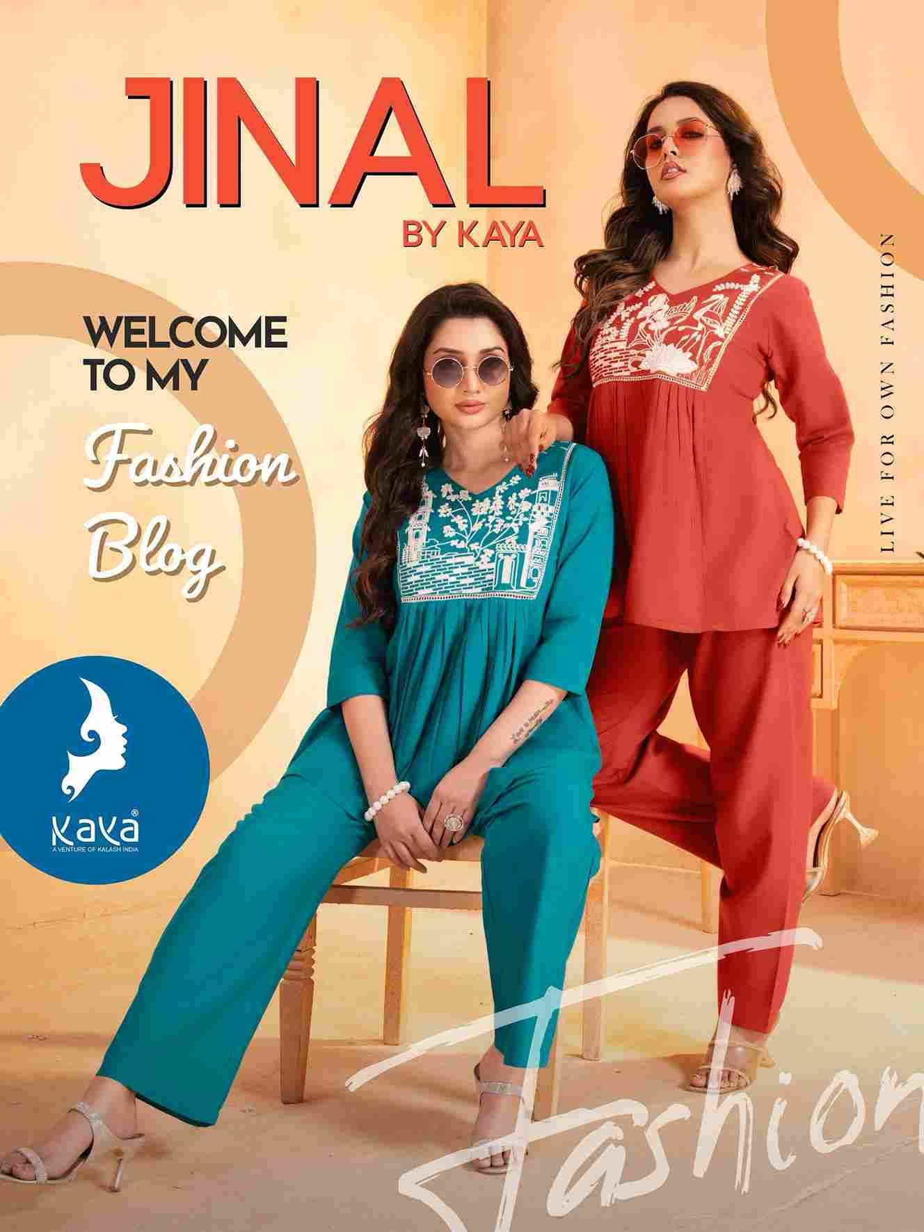 Jinal By Kaya 01 To 04 Series Designer Stylish Fancy Colorful Beautiful Party Wear & Ethnic Wear Collection Premium Cotton Co-Ords At Wholesale Price
