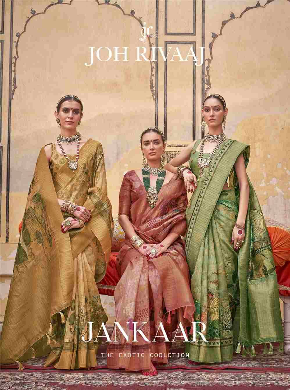 Jankaar By Joh Rivaaj 901 To 909 Series Indian Traditional Wear Collection Beautiful Stylish Fancy Colorful Party Wear & Occasional Wear Silk Sarees At Wholesale Price