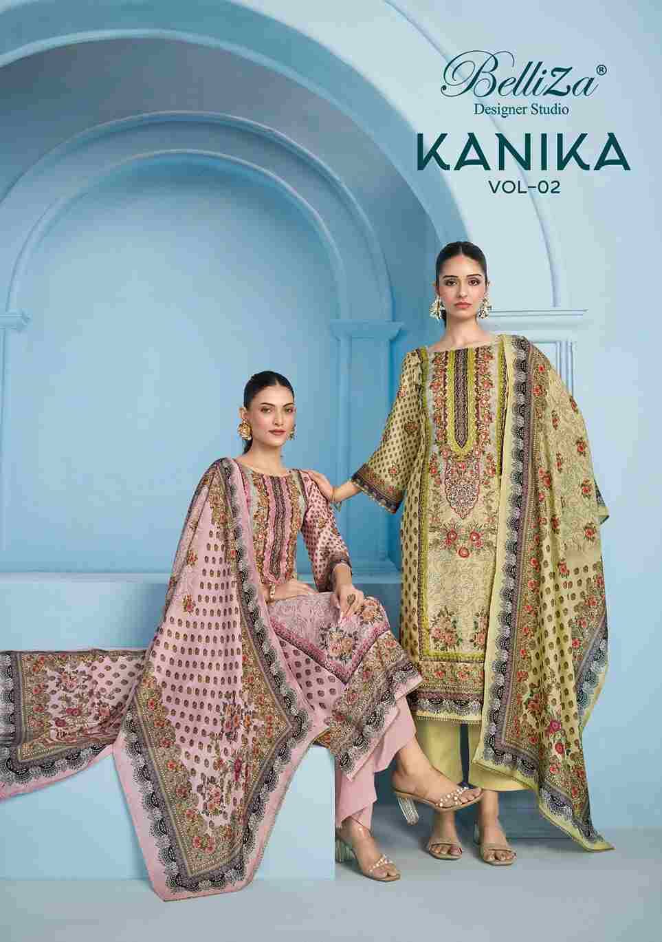Kanika Vol-2 By Belliza 832-001 To 832-003 Series Beautiful Festive Suits Stylish Fancy Colorful Casual Wear & Ethnic Wear Pure Viscose Muslin Print Dresses At Wholesale Price