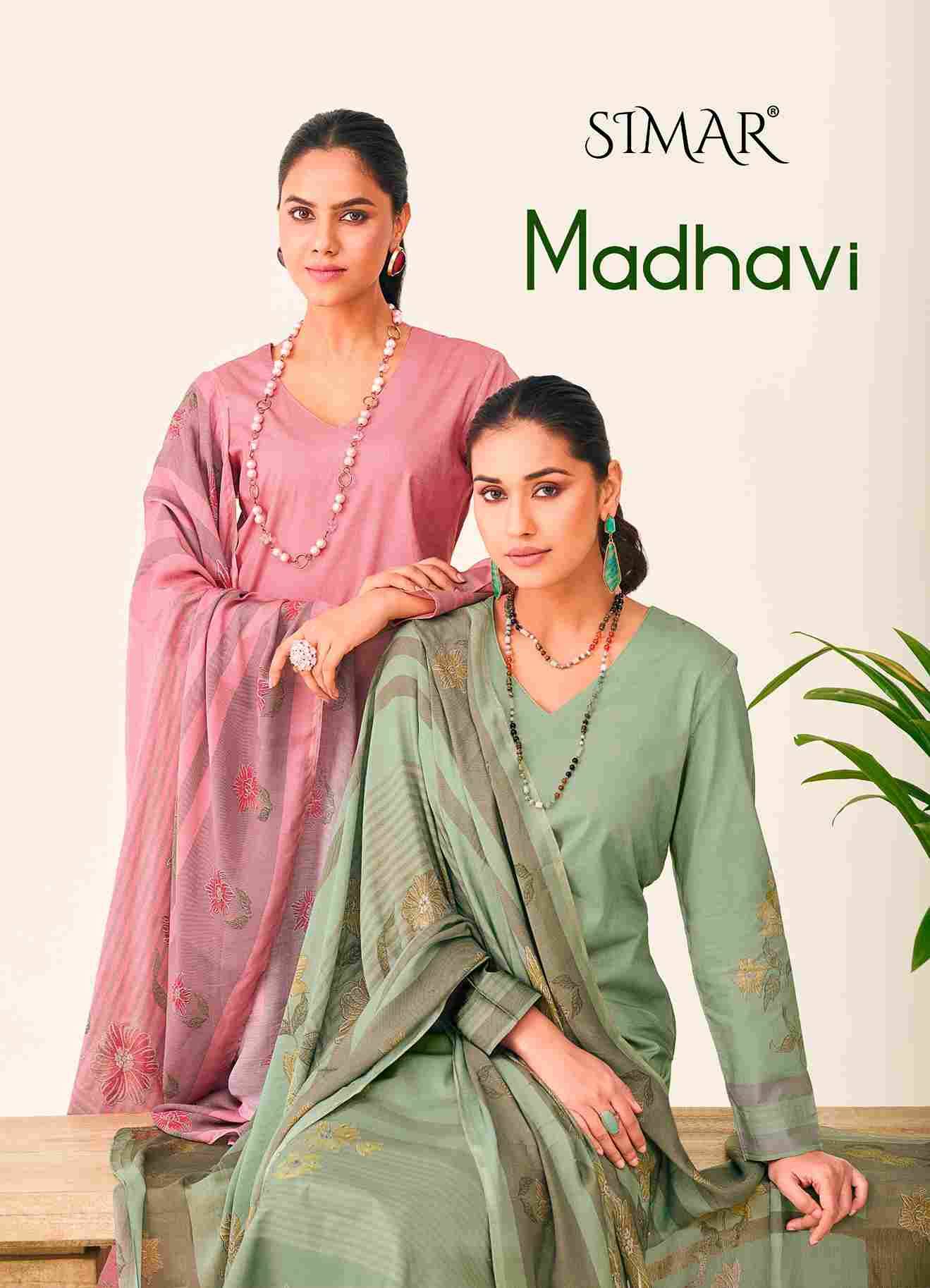 Madhavi By Simar 2013-A To 2013-D Series Beautiful Festive Suits Stylish Fancy Colorful Casual Wear & Ethnic Wear Pure Lawn Cotton Dresses At Wholesale Price