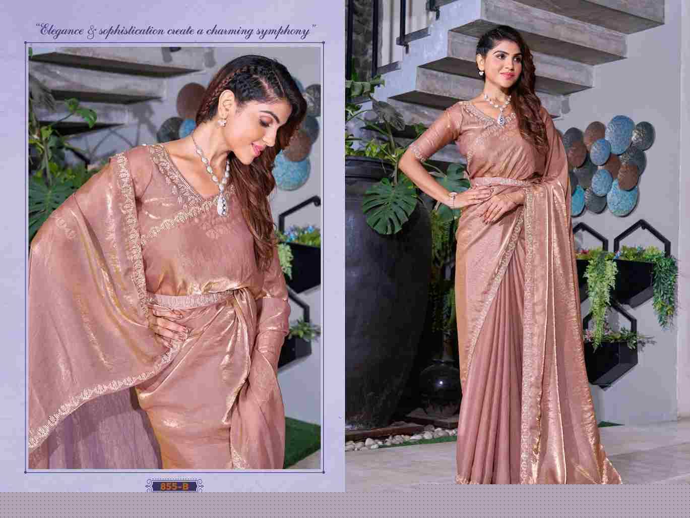 Mehak 855 Colours By Mehak 855-A To 855-D Series Indian Traditional Wear Collection Beautiful Stylish Fancy Colorful Party Wear & Occasional Wear Satin Silk Sarees At Wholesale Price