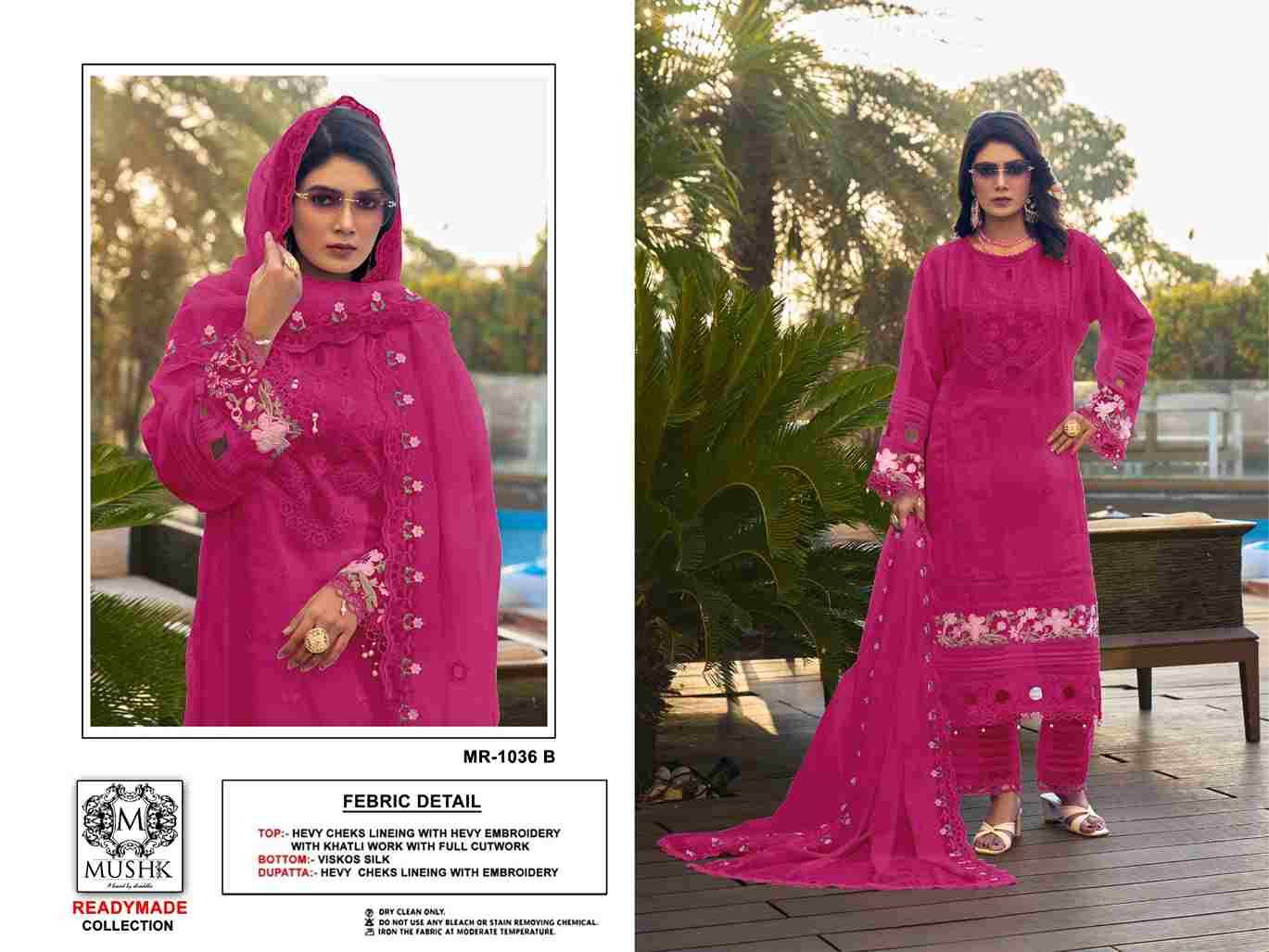 Mushk Hit Design 1036 Colours By Mushk 1036-A To 1036-D Series Beautiful Winter Collection Pakistani Suits Stylish Fancy Colorful Casual Wear & Ethnic Wear Heavy Checks Dresses At Wholesale Price