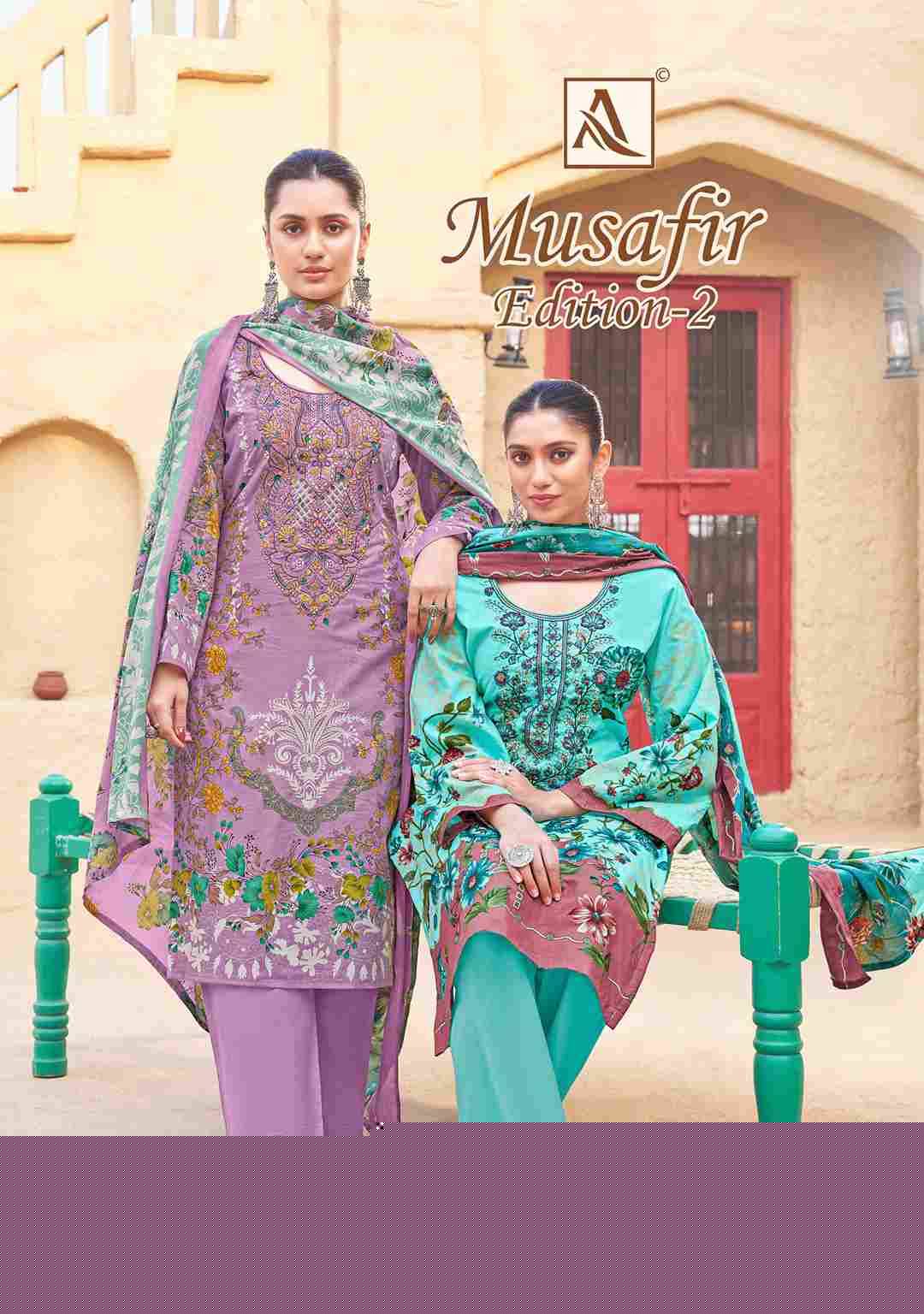Musafir Vol-2 By Alok Suit 1913-001 To 1913-008 Series Beautiful Festive Suits Colorful Stylish Fancy Casual Wear & Ethnic Wear Pure Cambric Cotton Print Dresses At Wholesale Price