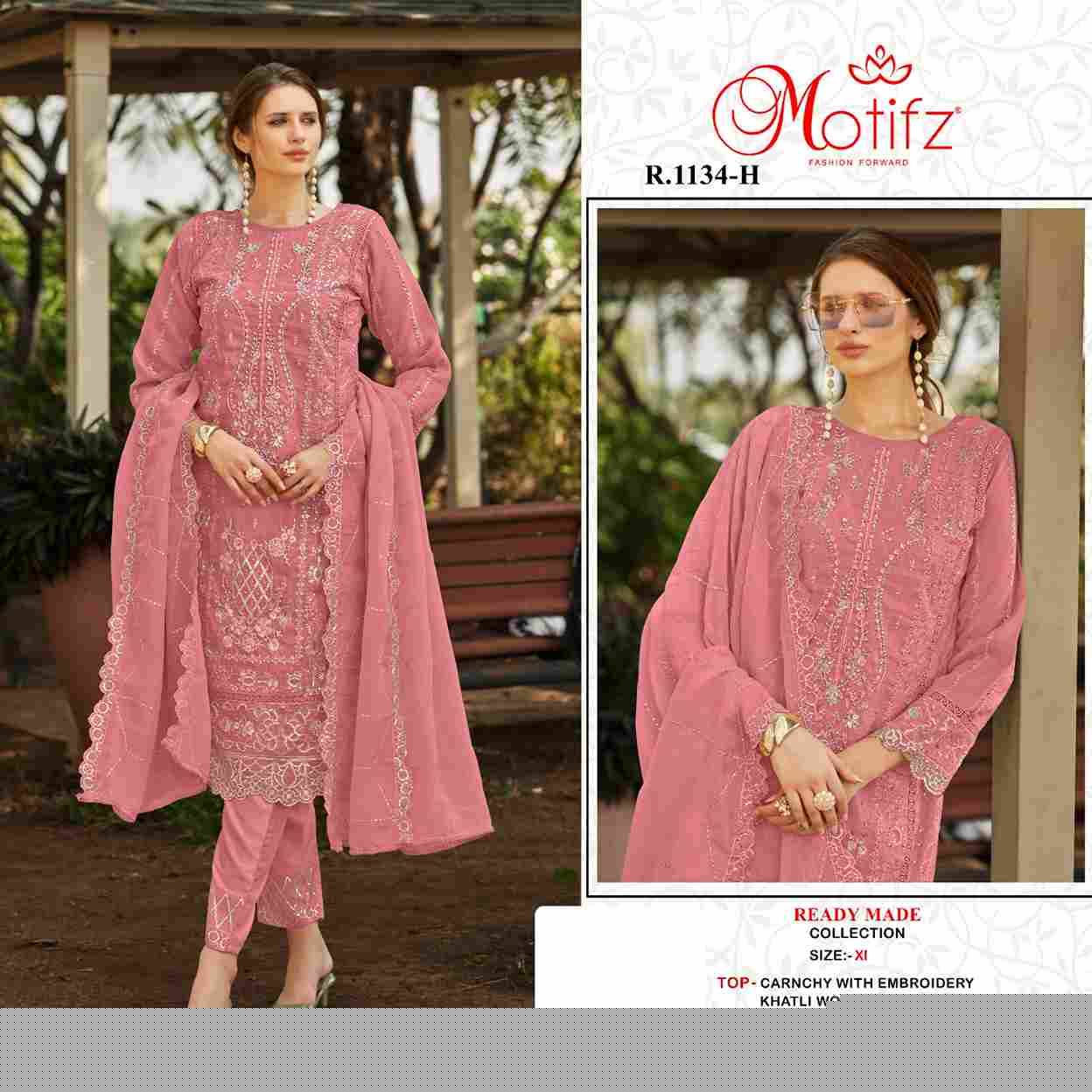 Motifz Hit Design 1134 Colours Vol-3 By Motifz 1134-G To 1134-J Series Beautiful Pakistani Suits Colorful Stylish Fancy Casual Wear & Ethnic Wear Crunchy Dresses At Wholesale Price