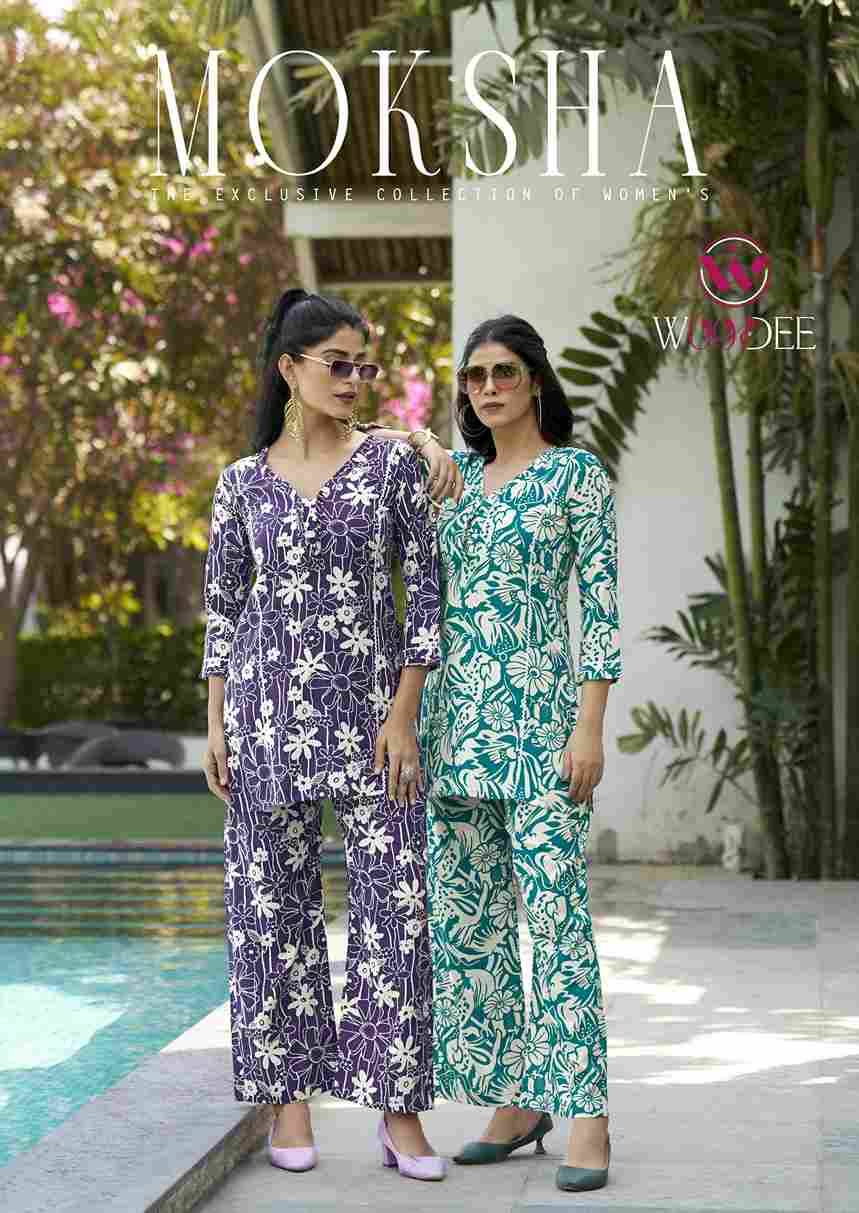 Moksha By Woodee 1001 To 1006 Series Beautiful Stylish Fancy Colorful Casual Wear & Ethnic Wear Heavy Rayon Co-Ords Set At Wholesale Price