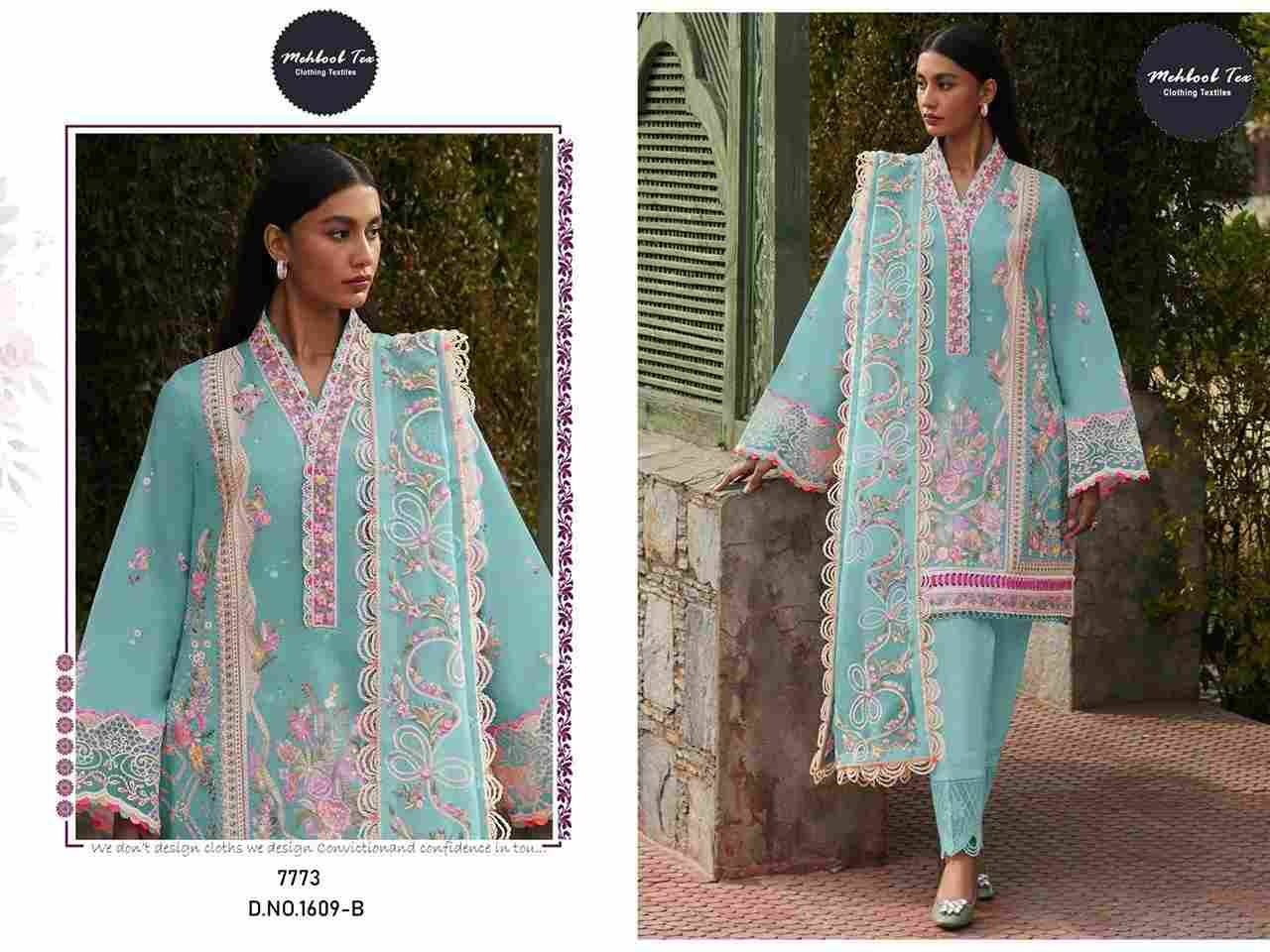 Mehboob Tex Hit Design 1609 Colours By Mehboob Tex 1609-A To 1609-B Series Beautiful Pakistani Suits Stylish Fancy Colorful Party Wear & Occasional Wear Pure Viscose Lawn Dresses At Wholesale Price