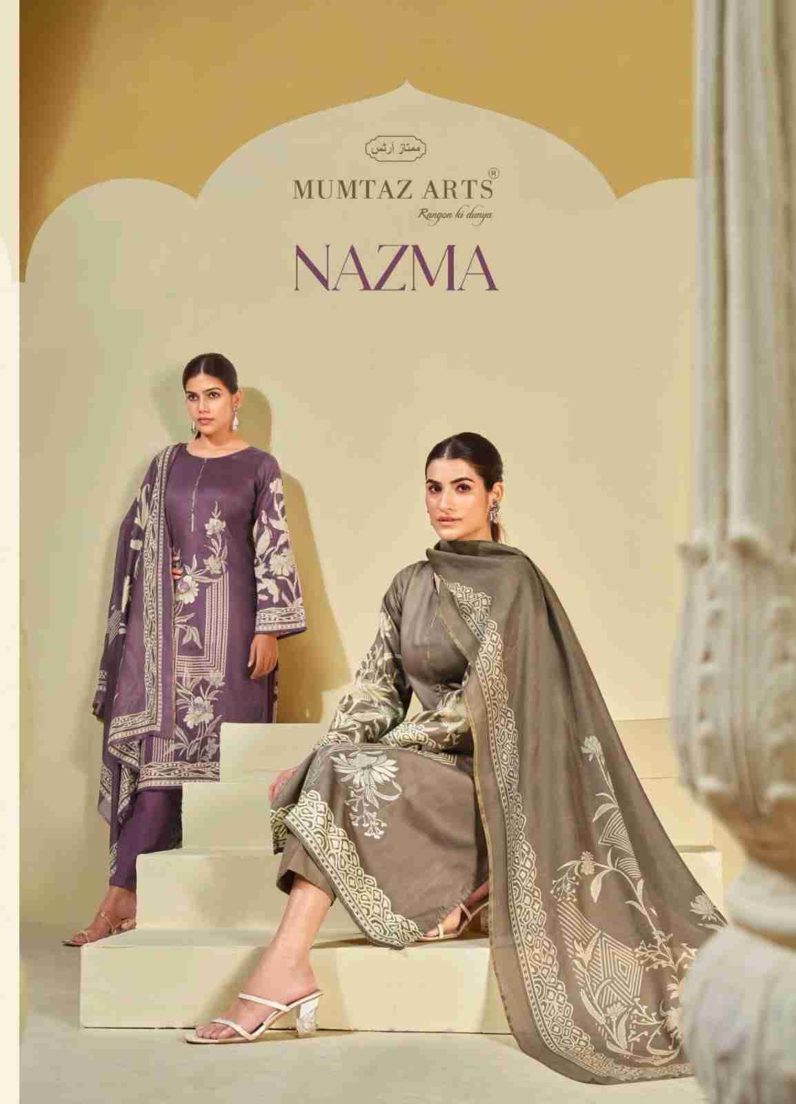 Nazma By Mumtaz Arts 5201 To 5206 Series Beautiful Festive Suits Colorful Stylish Fancy Casual Wear & Ethnic Wear Pure Viscose Jam Print Dresses At Wholesale Price