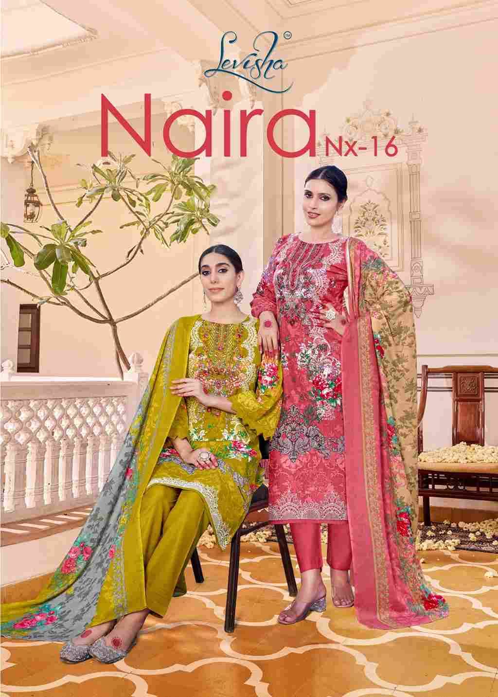 Naira Nx Vol-16 By Levisha 16013 To 16020 Series Beautiful Festive Suits Stylish Fancy Colorful Casual Wear & Ethnic Wear Cambric Lawn Cotton Dresses At Wholesale Price