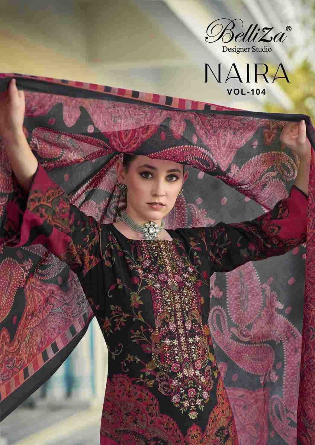 Naira Vol-104 By Belliza 838-001 To 838-008 Series Beautiful Festive Suits Stylish Fancy Colorful Casual Wear & Ethnic Wear Pure Cotton Print Dresses At Wholesale Price