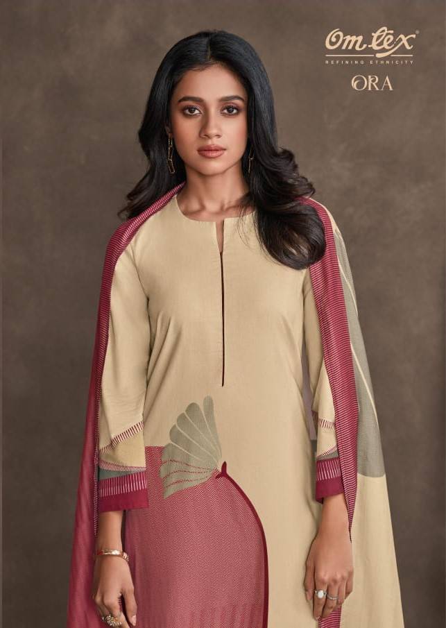 Ora By Om Tex 7311-A To 7311-D Series Beautiful Suits Stylish Fancy Colorful Party Wear & Ethnic Wear Lawn Cotton Dresses At Wholesale Price