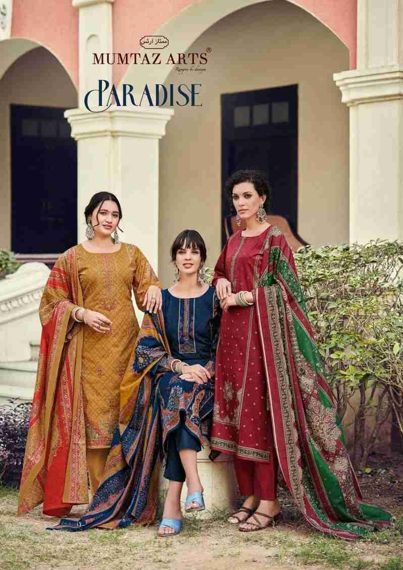 Paradise By Mumtaz Arts 101 To 106 Series Designer Festive Suits Collection Beautiful Stylish Fancy Colorful Party Wear & Occasional Wear Pure Viscose Lawn Cotton Dresses At Wholesale Price