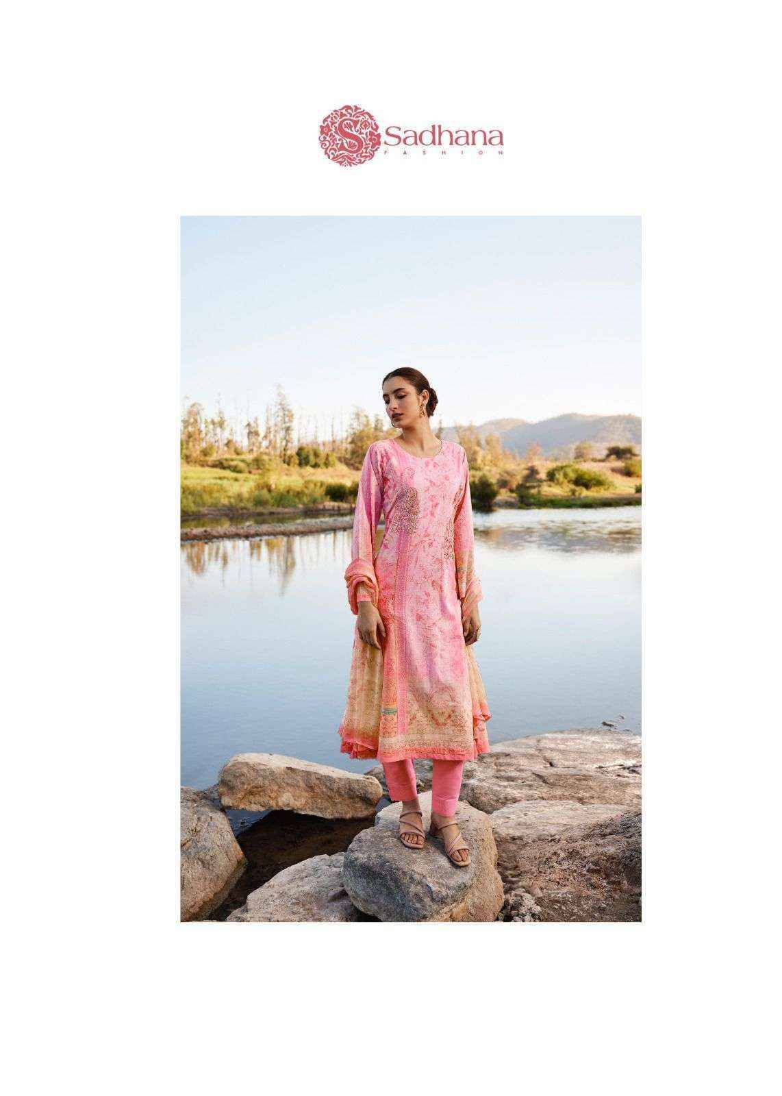 Raazia By Sadhana Fashion 3001 To 3008 Series Designer Festive Suits Beautiful Fancy Stylish Colorful Party Wear & Occasional Wear Pure Lawn Cotton Print Dresses At Wholesale Price