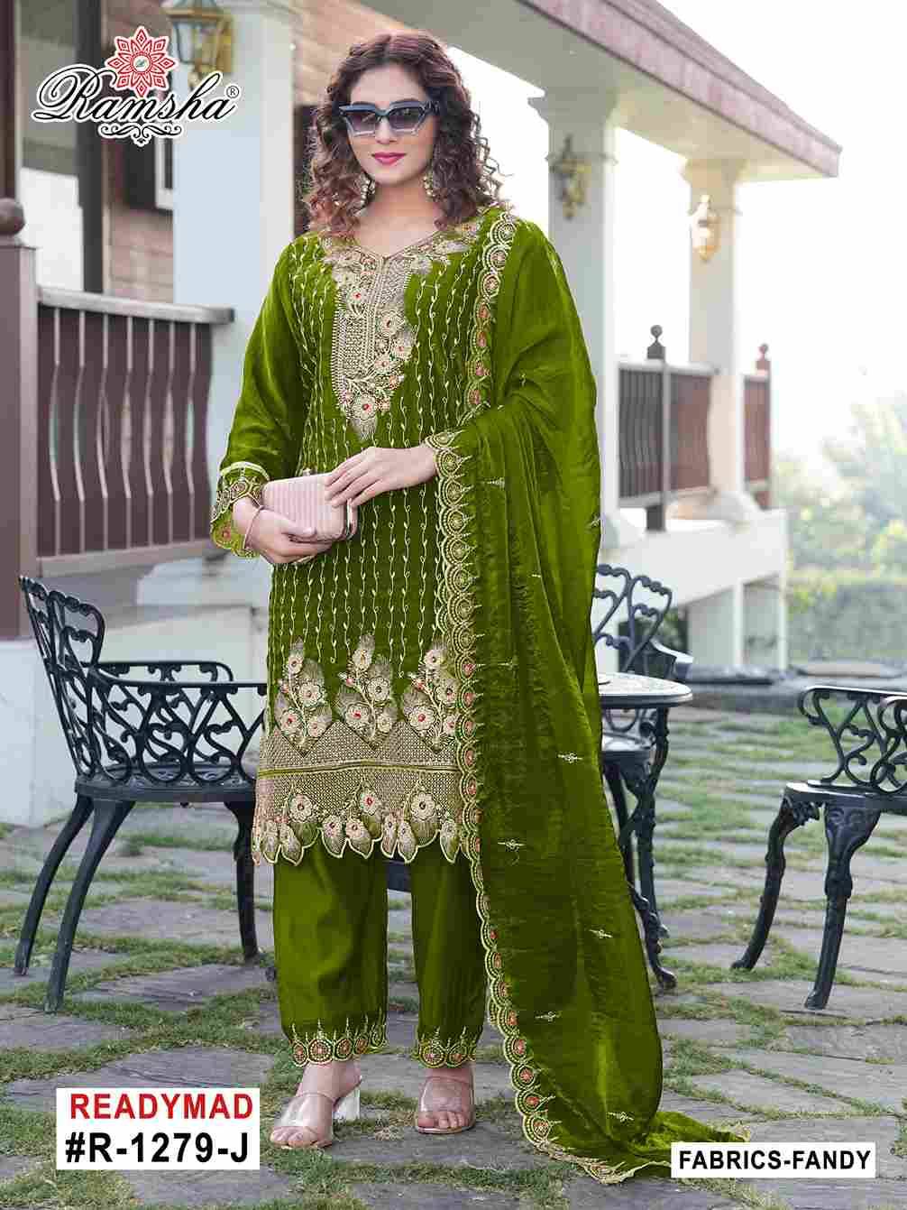 Ramsha 1279 Colours Vol-3 By Ramsha 1279-I To 1279-L Series Beautiful Pakistani Suits Colorful Stylish Fancy Casual Wear & Ethnic Wear Fandy Dresses At Wholesale Price