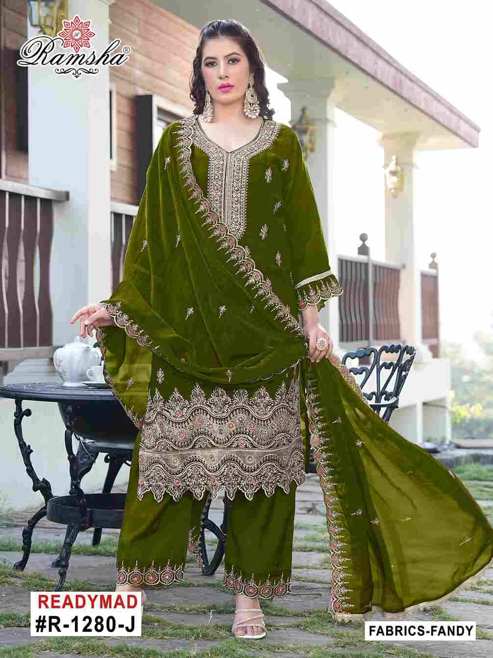 Ramsha 1280 Colours Vol-3 By Ramsha 1280-I To 1280-L Series Beautiful Pakistani Suits Colorful Stylish Fancy Casual Wear & Ethnic Wear Fandy Dresses At Wholesale Price
