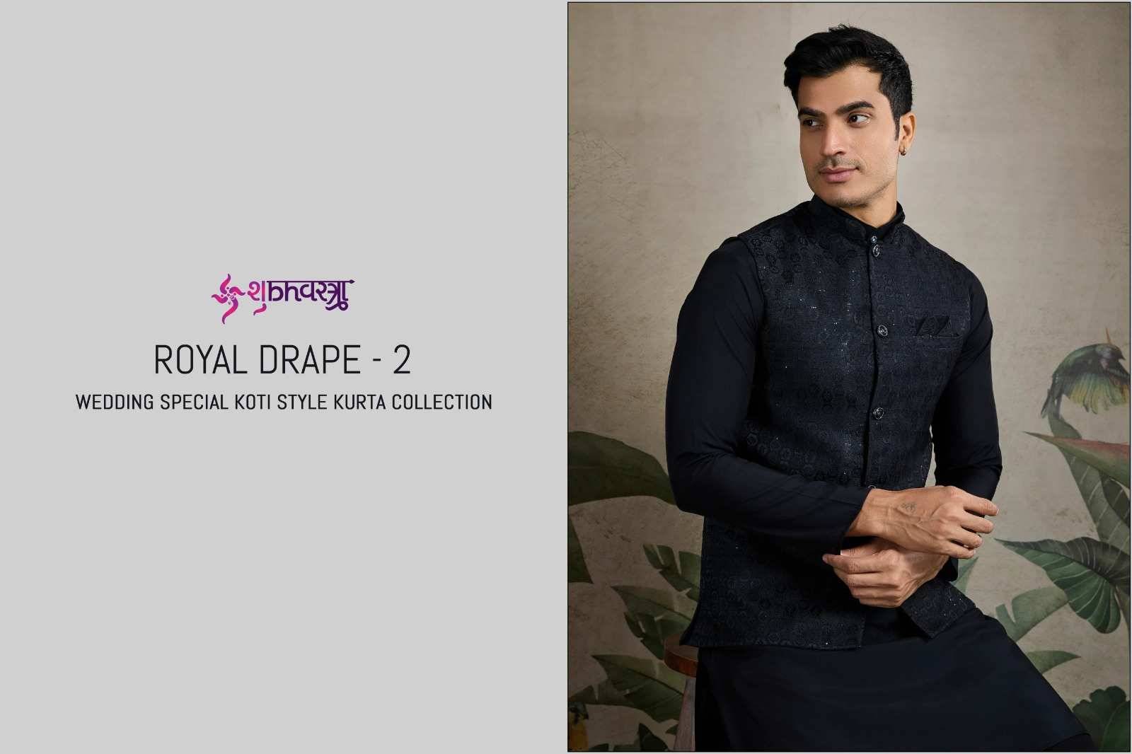Royal Drape Vol-2 By Shubhvastra 61271 To 61274 Series Beautiful Colorful Stylish Fancy Casual Wear & Ethnic Wear & Ready To Wear Viscose Silk Kurtas At Wholesale Price