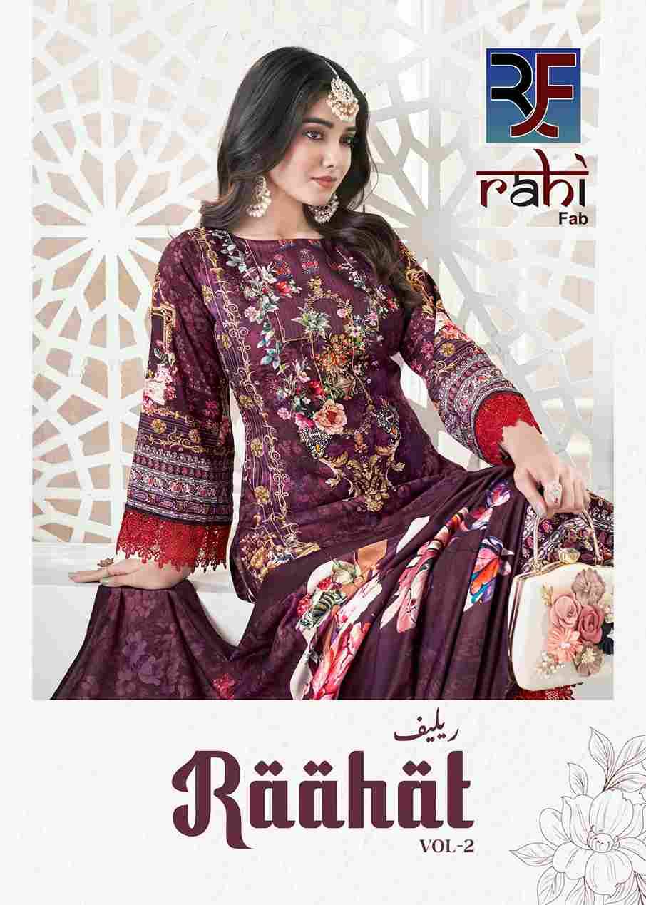 Raahat Vol-2 By Rahi Fab 2001 To 2008 Series Beautiful Pakistani Suits Stylish Fancy Colorful Party Wear & Occasional Wear Pure Viscose Lawn Dresses At Wholesale Price