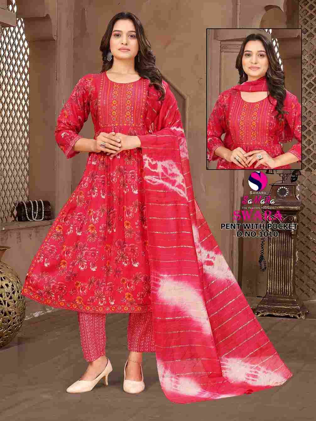 Swara Vol-2 By Samara 1009 To 1016 Series Beautiful Festive Suits Colorful Stylish Fancy Casual Wear & Ethnic Wear Rayon Foil Dresses At Wholesale Price
