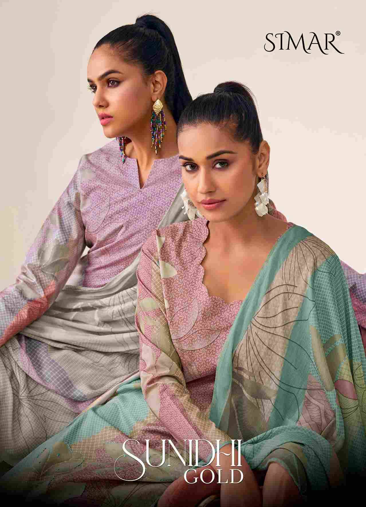 Sunidhi Gold By Simar 5012-A To 5012-D Series Beautiful Festive Suits Stylish Fancy Colorful Casual Wear & Ethnic Wear Pure Lawn Cotton Dresses At Wholesale Price