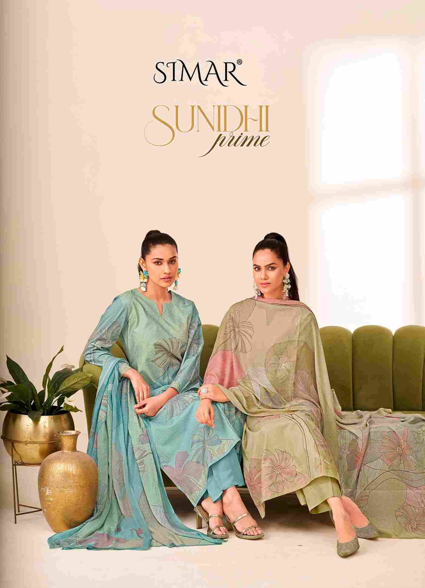 Sunidhi Prime By Simar 5011-A To 5011-D Series Beautiful Festive Suits Stylish Fancy Colorful Casual Wear & Ethnic Wear Pure Lawn Cotton Dresses At Wholesale Price