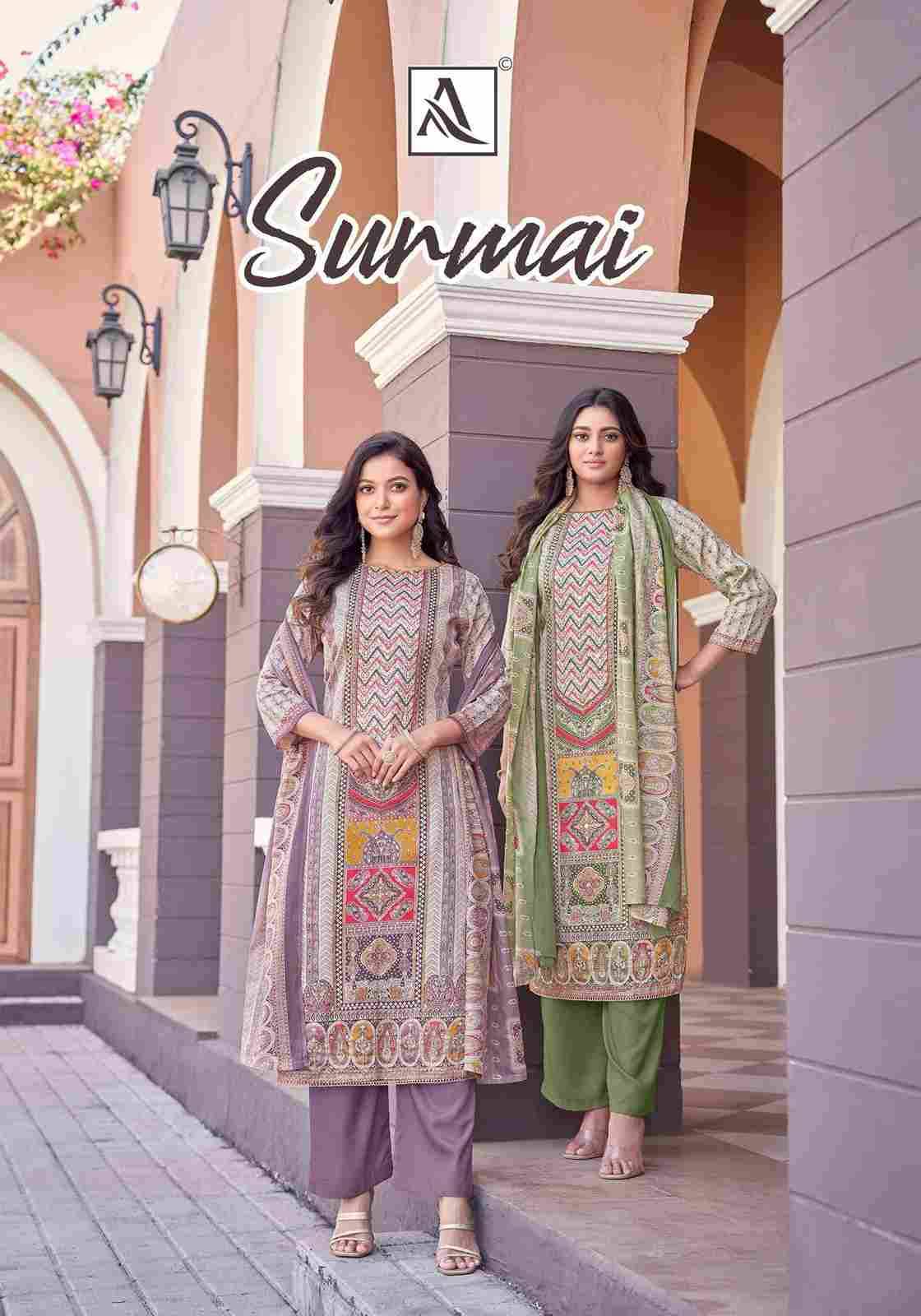Surmai By Alok Suit 1860-001 To 1860-006 Series Beautiful Festive Suits Colorful Stylish Fancy Casual Wear & Ethnic Wear Pure Jam Print Dresses At Wholesale Price
