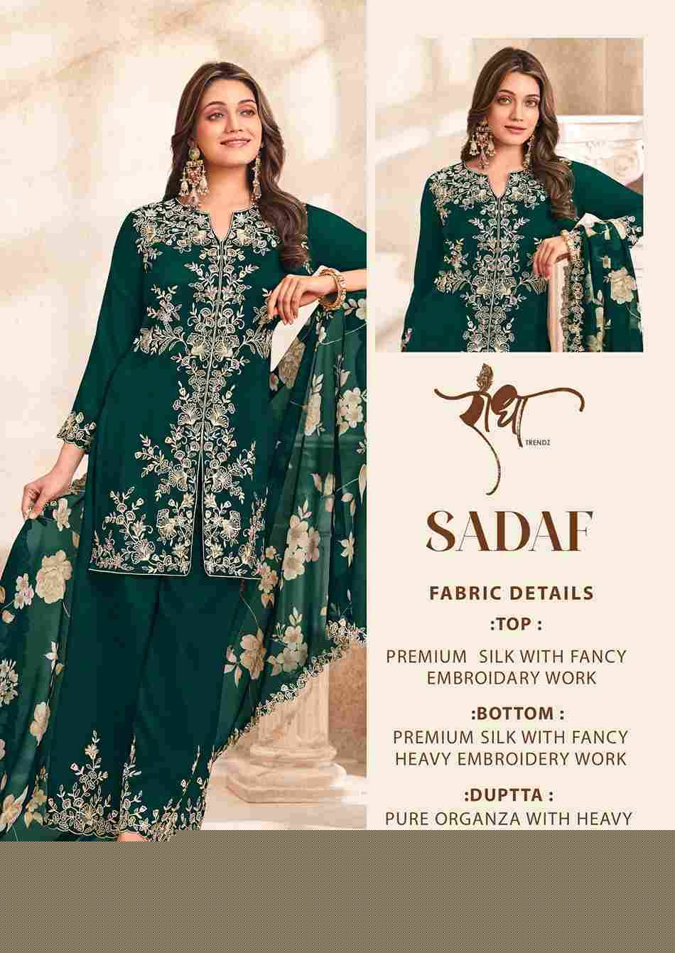 Sadaf By Radha Trendz 4061 To 4064 Series Festive Suits Beautiful Fancy Colorful Stylish Party Wear & Occasional Wear Premium Silk Dresses At Wholesale Price
