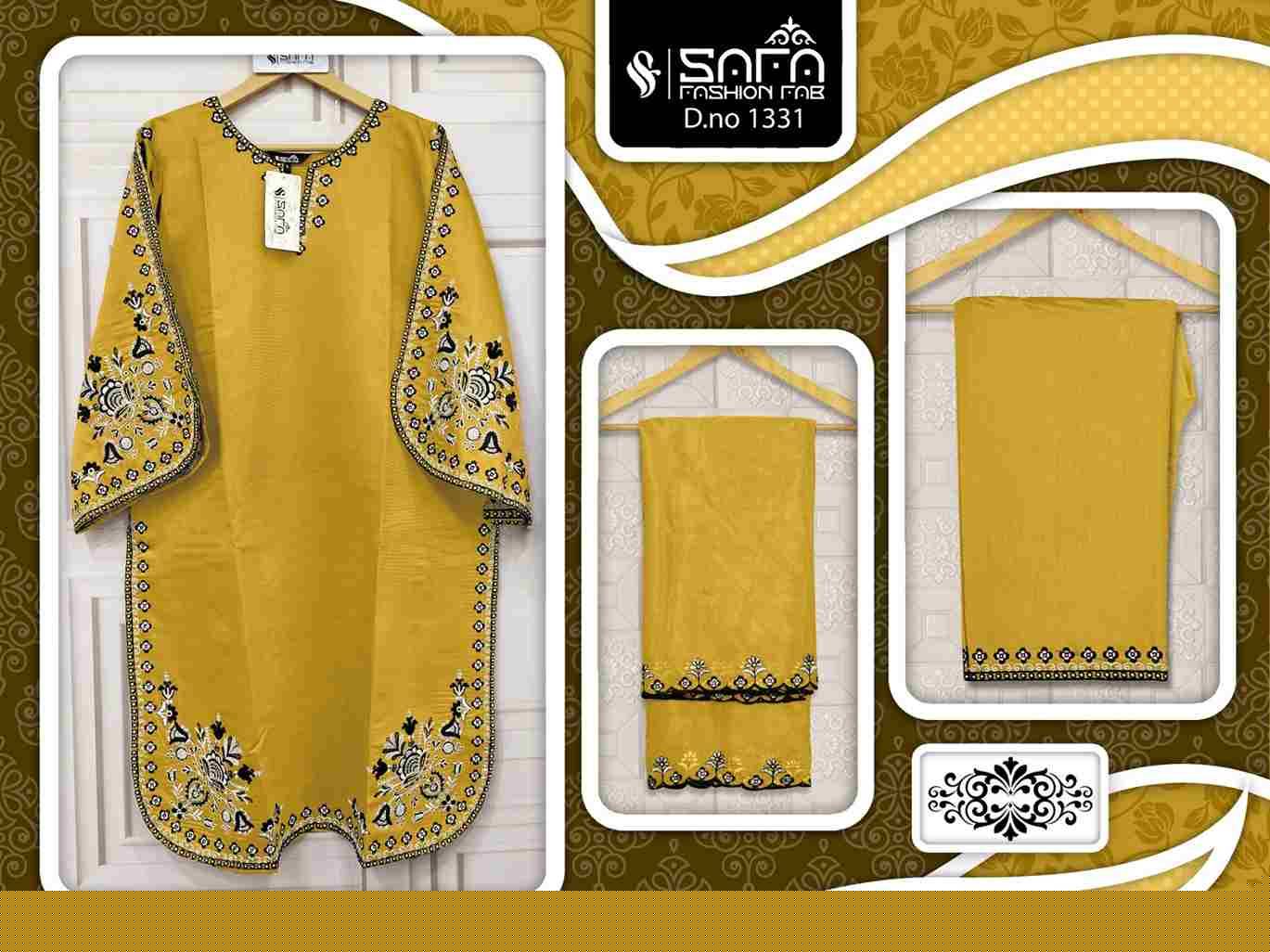 Safa 1331 Colours By Safa Fashion 1331-A To 1331-C Series Designer Stylish Fancy Colorful Beautiful Party Wear & Ethnic Wear Collection Heavy Fancy Dresses At Wholesale Price