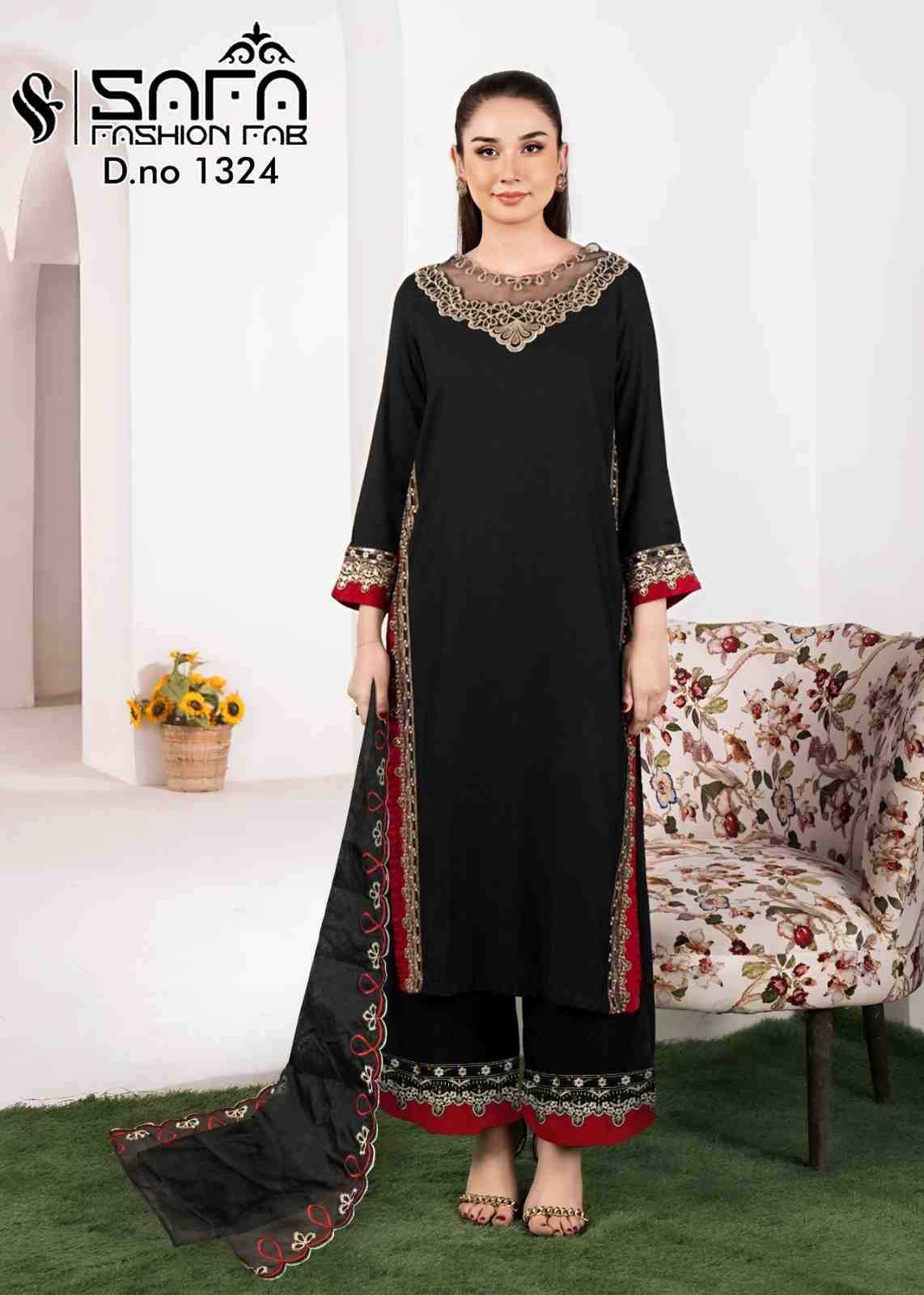 Safa Hit Design 1324 By Safa Fashion Designer Stylish Fancy Colorful Beautiful Party Wear & Ethnic Wear Collection Heavy Georgette Dresses At Wholesale Price