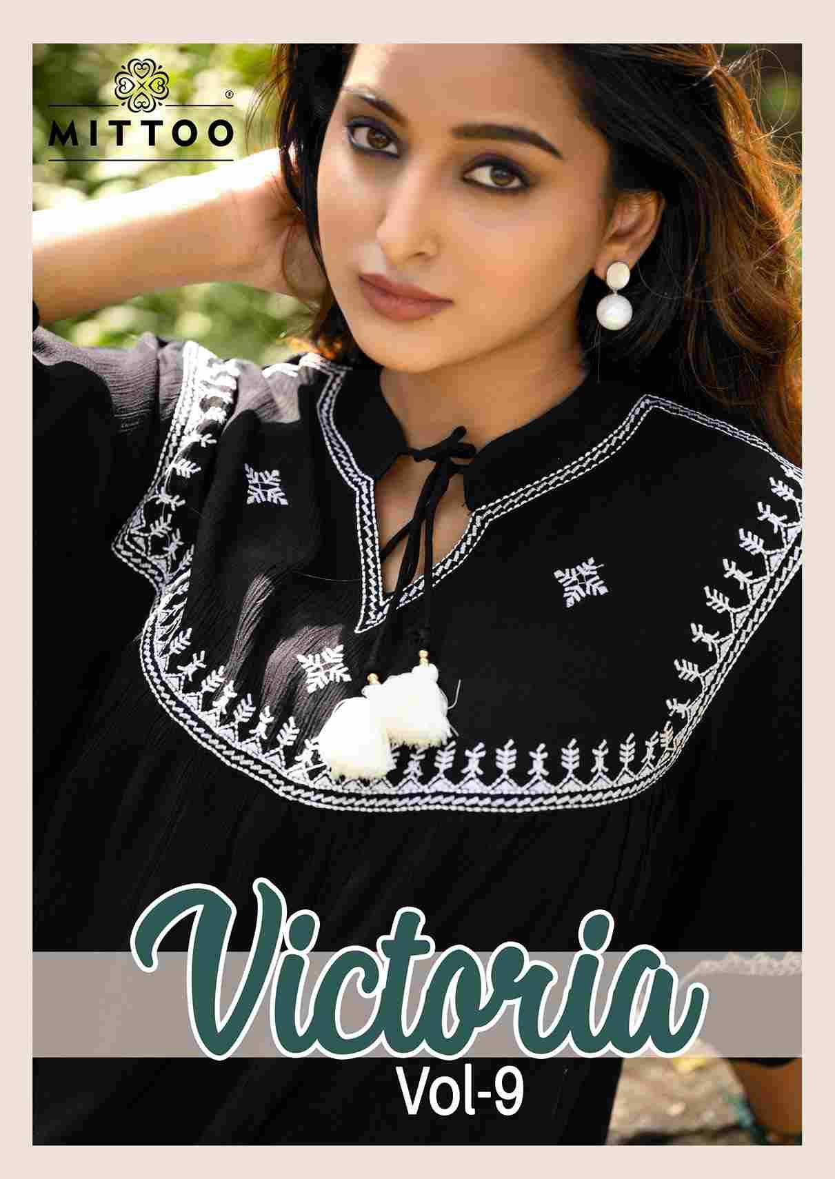 Victoria Vol-9 By Mittoo 5047 To 5052 Series Designer Stylish Fancy Colorful Beautiful Party Wear & Ethnic Wear Collection Heavy Rayon Tops At Wholesale Price