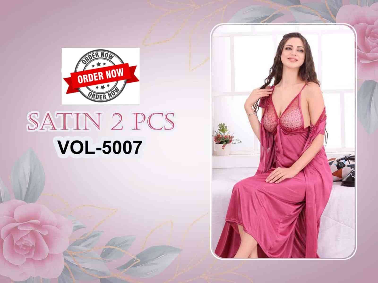 Vol-5007 By Kaamiri 1001 To 1006 Series Designer Stylish Fancy Colorful Beautiful Party Wear & Ethnic Wear Collection Satin Night Gown At Wholesale Price