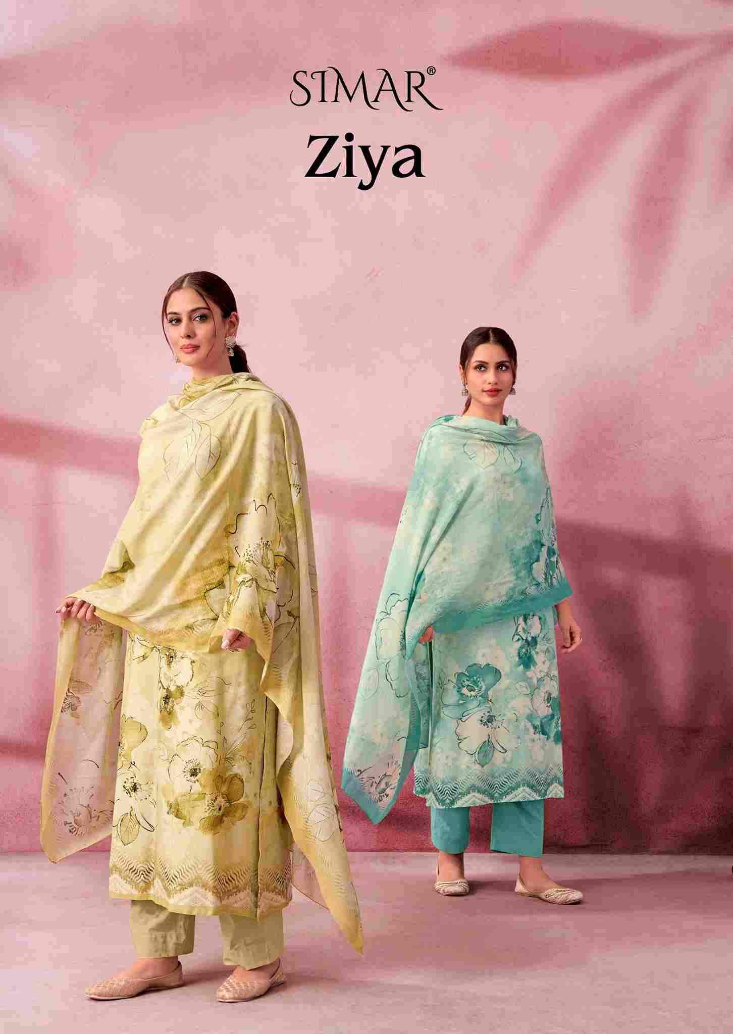 Ziya By Simar 6009-A To 6009-D Series Beautiful Festive Suits Stylish Fancy Colorful Casual Wear & Ethnic Wear Pure Linen Cotton Dresses At Wholesale Price
