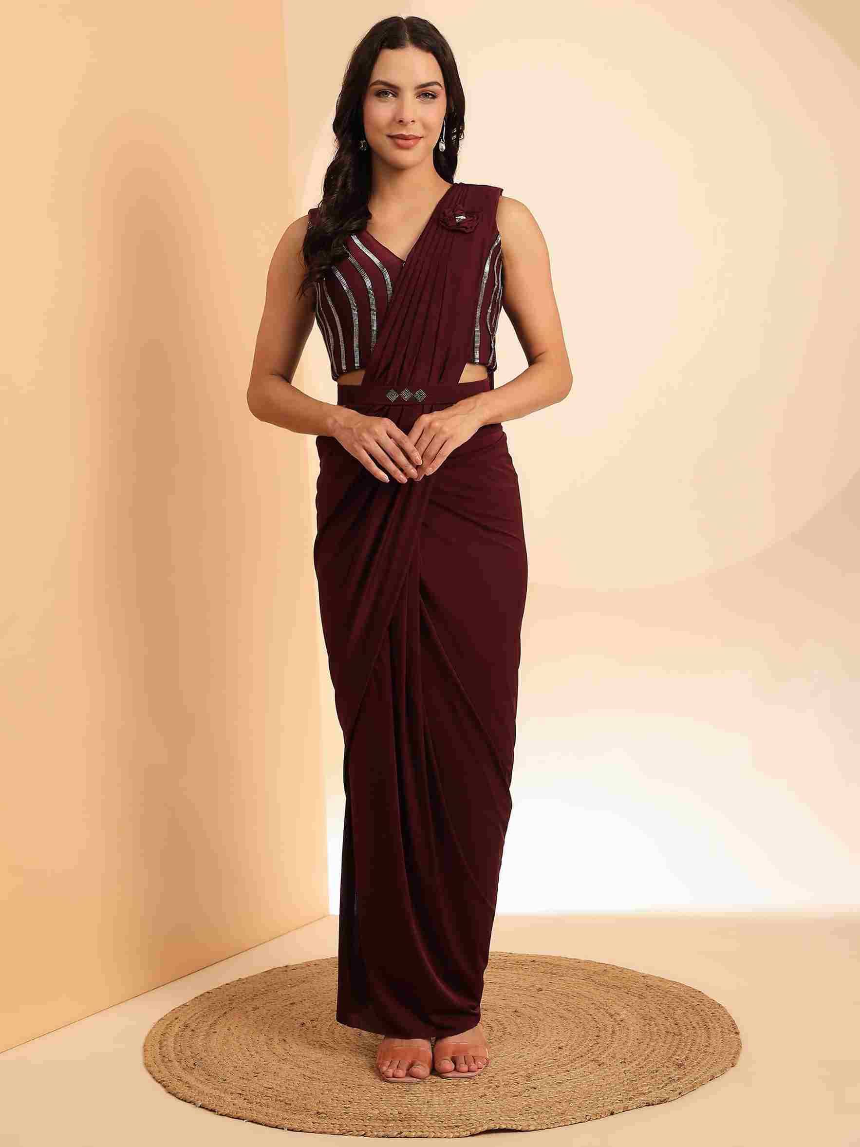 102093 By Amoha Trendz 102093-A To 102093-H Series Indian Traditional Wear Collection Beautiful Stylish Fancy Colorful Party Wear & Occasional Wear Imported Sarees At Wholesale Price