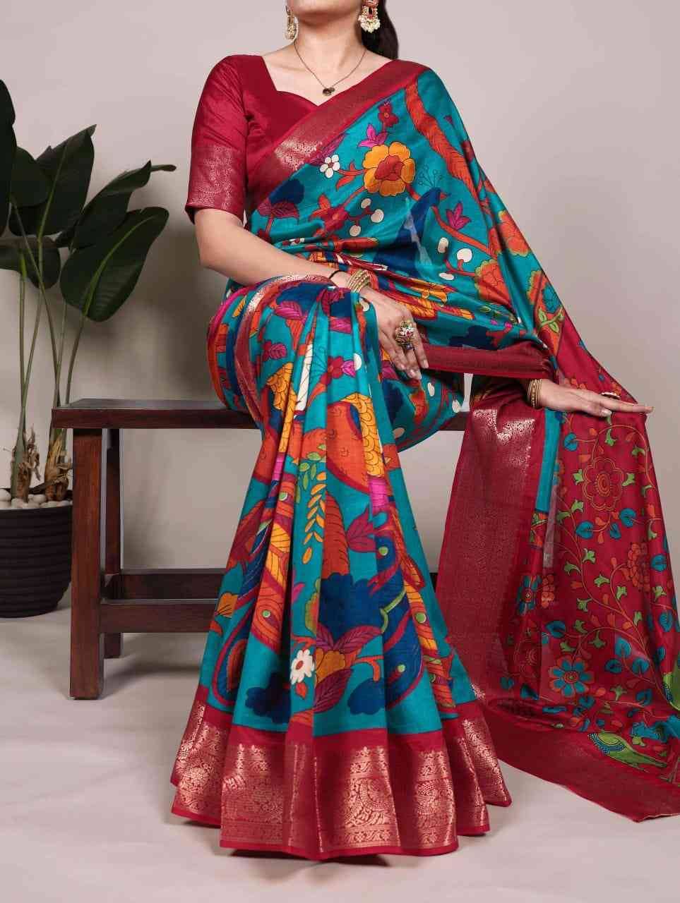 7047 By Fashid Wholesale 7047-A To 7047-D Series Indian Traditional Wear Collection Beautiful Stylish Fancy Colorful Party Wear & Occasional Wear Tussar Silk Sarees At Wholesale Price