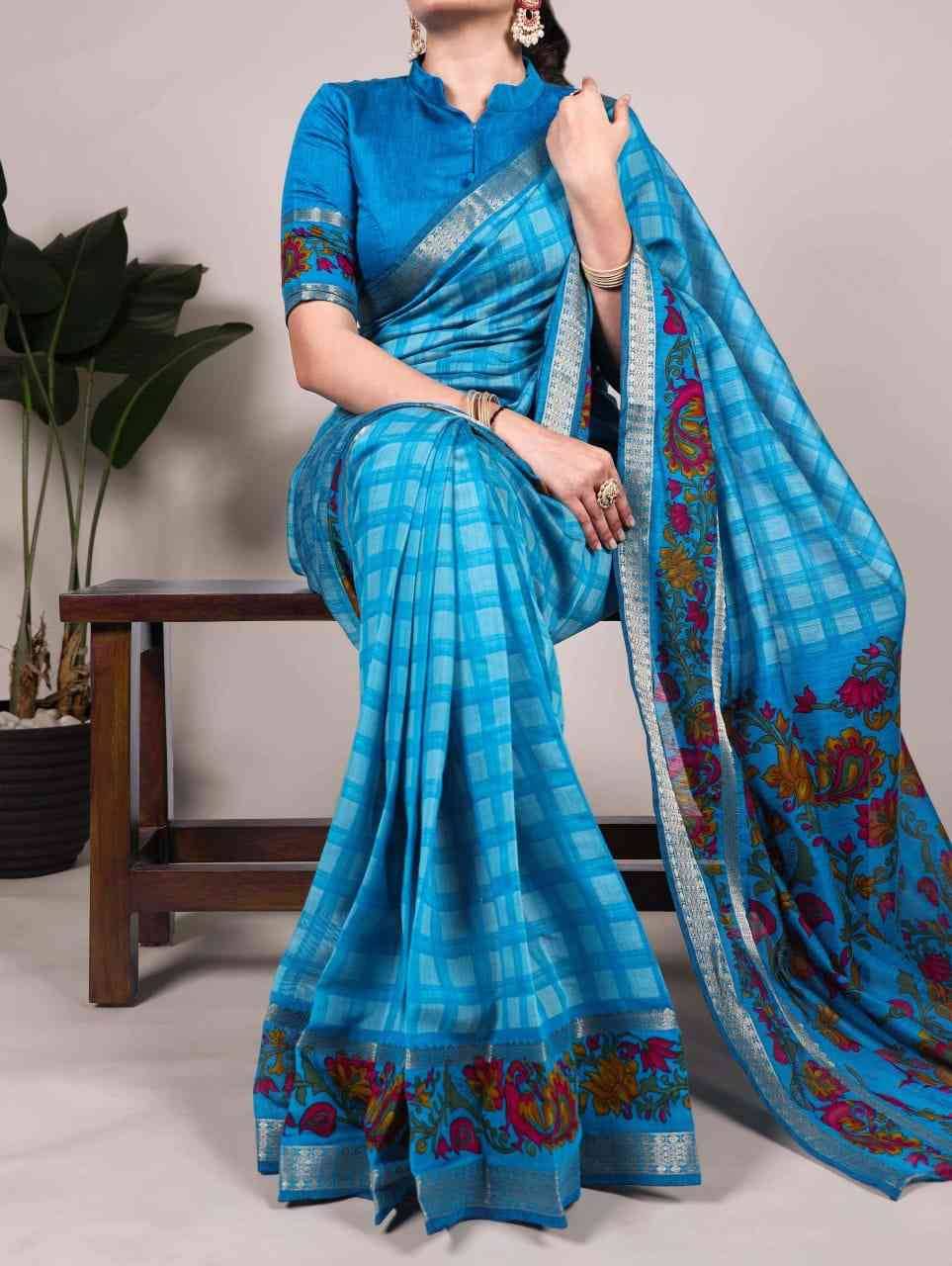 7035 By Fashid Wholesale 7035-A To 7035-D Series Indian Traditional Wear Collection Beautiful Stylish Fancy Colorful Party Wear & Occasional Wear Viscose Chanderi Sarees At Wholesale Price