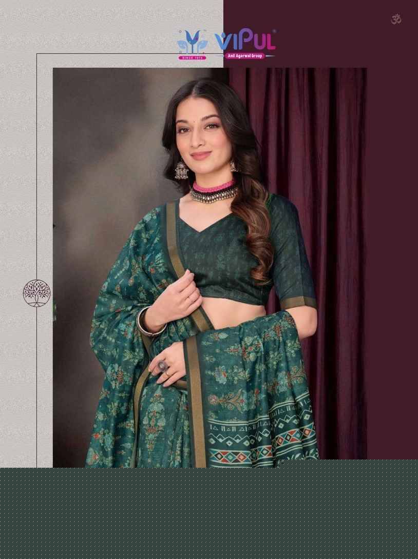Amrapali Vol-2 By Vipul Fashion 88578 To 88583 Series Indian Traditional Wear Collection Beautiful Stylish Fancy Colorful Party Wear & Occasional Wear Cotton Sarees At Wholesale Price