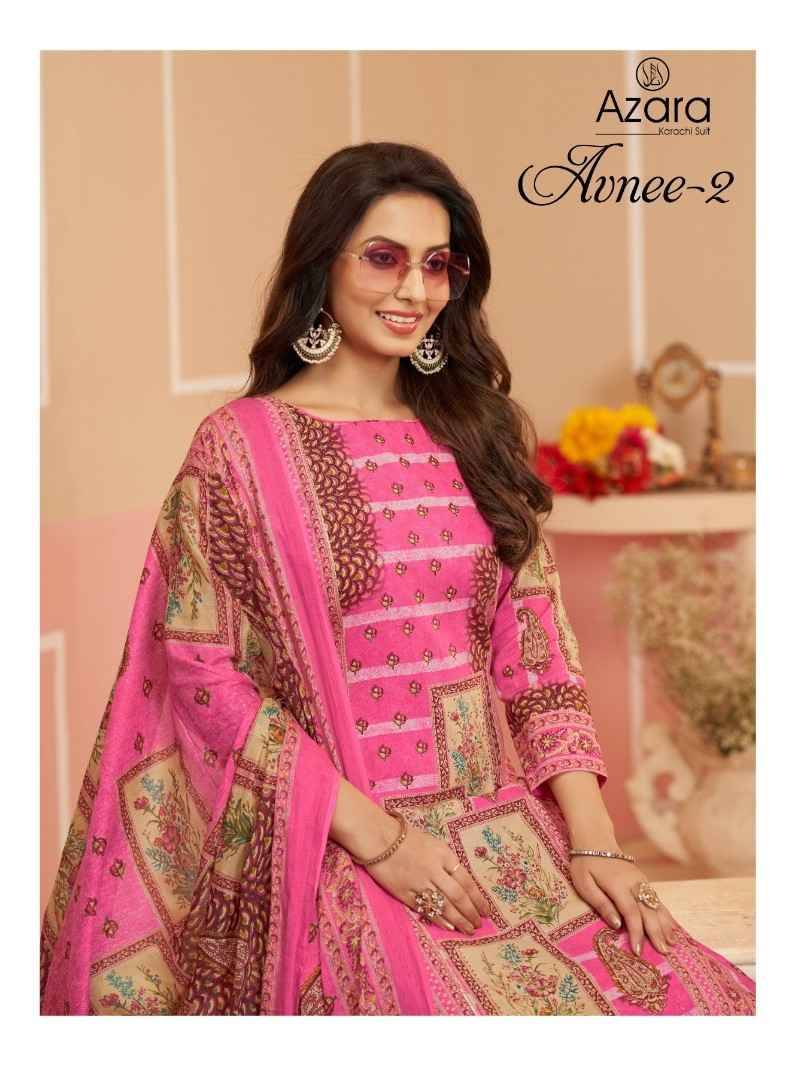 Avnee Vol-2 By Azara 60001 To 60004 Series Beautiful Festive Suits Stylish Fancy Colorful Casual Wear & Ethnic Wear Pure Lawn Cotton Dresses At Wholesale Price