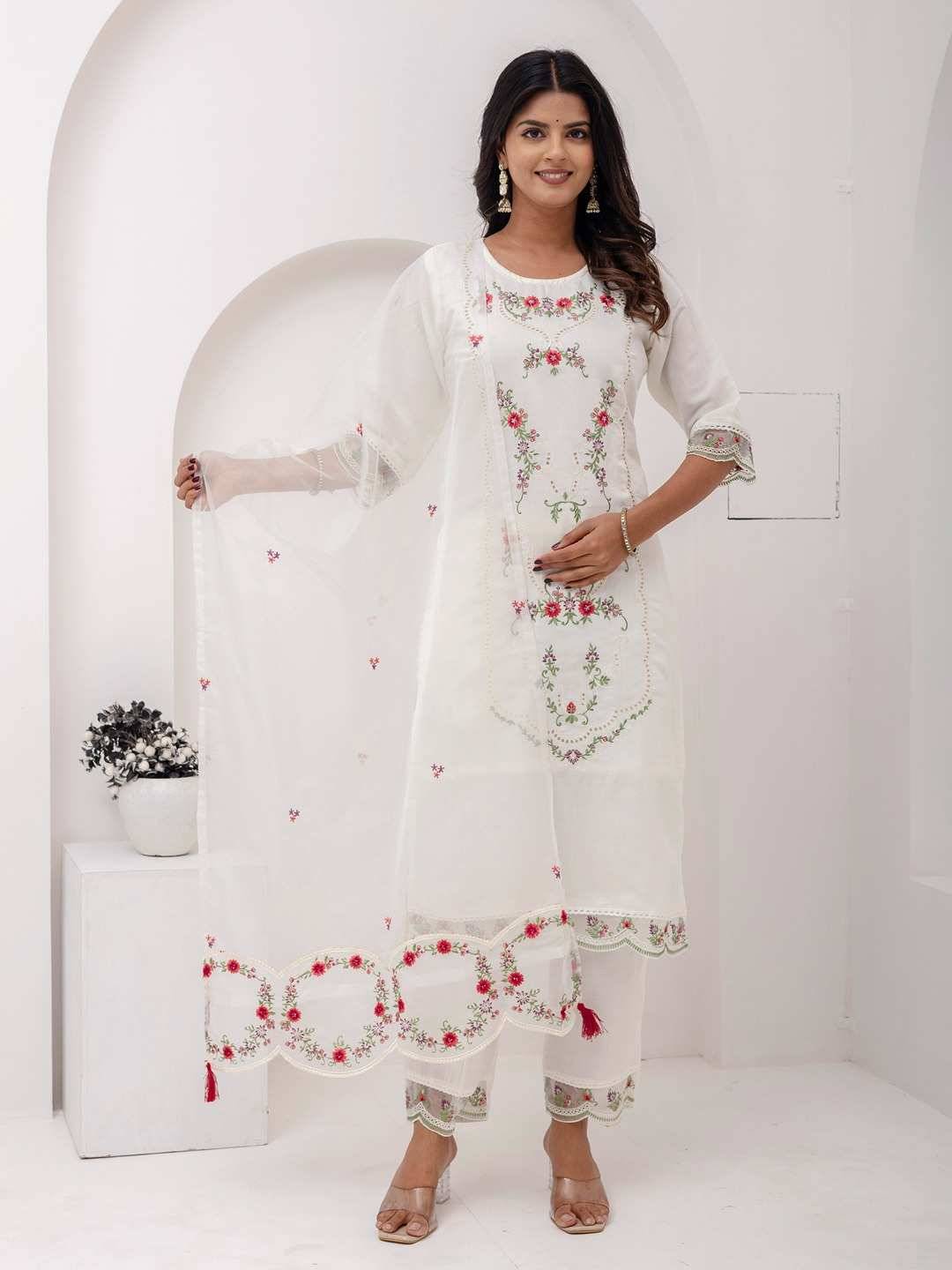 Aroma Vol-2 By PC 201 To 206 Series Festive Suits Beautiful Fancy Colorful Stylish Party Wear & Occasional Wear Viscose Silk Embroidered Dresses At Wholesale Price