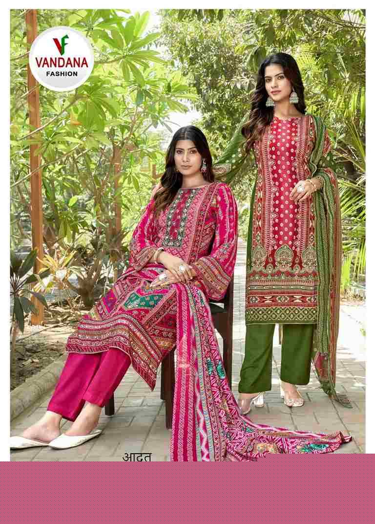 Aadat Vol-2 By Vandana Fashion 2001 To 2006 Series Beautiful Festive Suits Stylish Fancy Colorful Casual Wear & Ethnic Wear Viscose Rayon Print Dresses At Wholesale Price