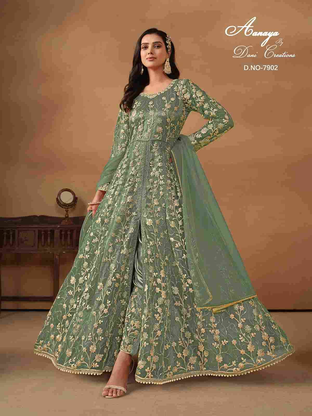 Aanaya Vol-179 By Twisha 7901 To 7904 Series Designer Anarkali Suits Beautiful Stylish Fancy Colorful Party Wear & Occasional Wear Net Dresses At Wholesale Price