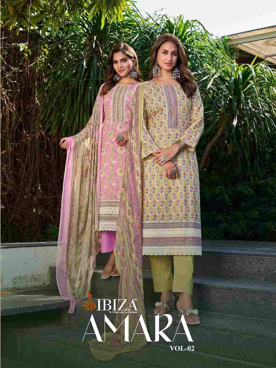 Amara Vol-2 By Ibiza 15914 To 15919 Series Beautiful Festive Suits Colorful Stylish Fancy Casual Wear & Ethnic Wear Pure Cambric Cotton Digital Print Dresses At Wholesale Price