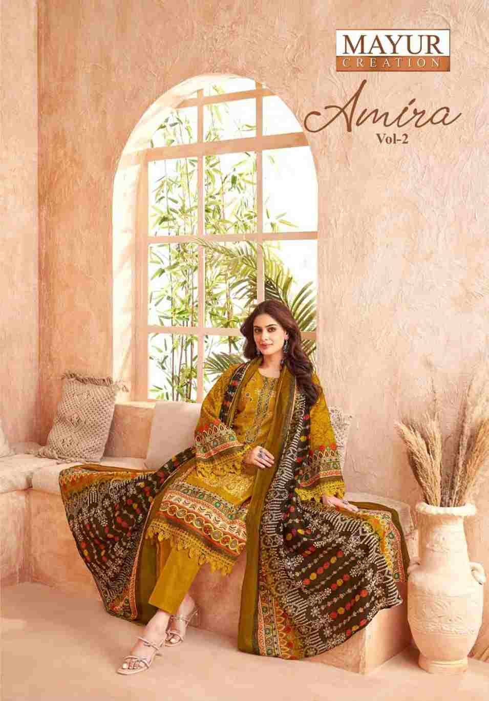 Amira Vol-2 By Mayur Creation 2001 To 2008 Series Beautiful Stylish Festive Suits Fancy Colorful Casual Wear & Ethnic Wear & Ready To Wear Heavy Cotton Print Dresses At Wholesale Price
