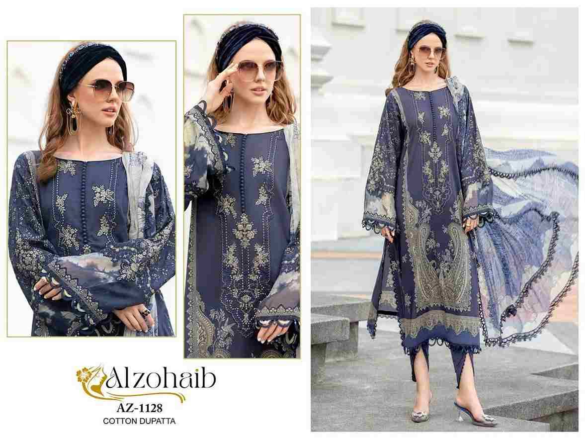 Alzohaib Hit Design 1128 By Alzohaib Beautiful Pakistani Suits Stylish Fancy Colorful Party Wear & Occasional Wear Pure Cotton Print Dresses At Wholesale Price