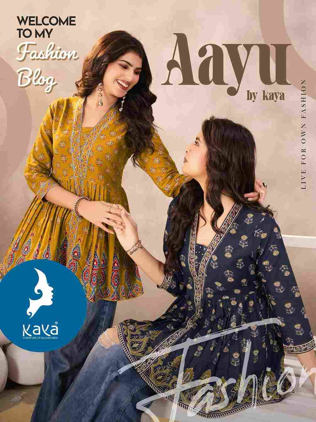 Aayu By Kaya 01 To 04 Series Designer Stylish Fancy Colorful Beautiful Party Wear & Ethnic Wear Collection Cotton Print Tops At Wholesale Price