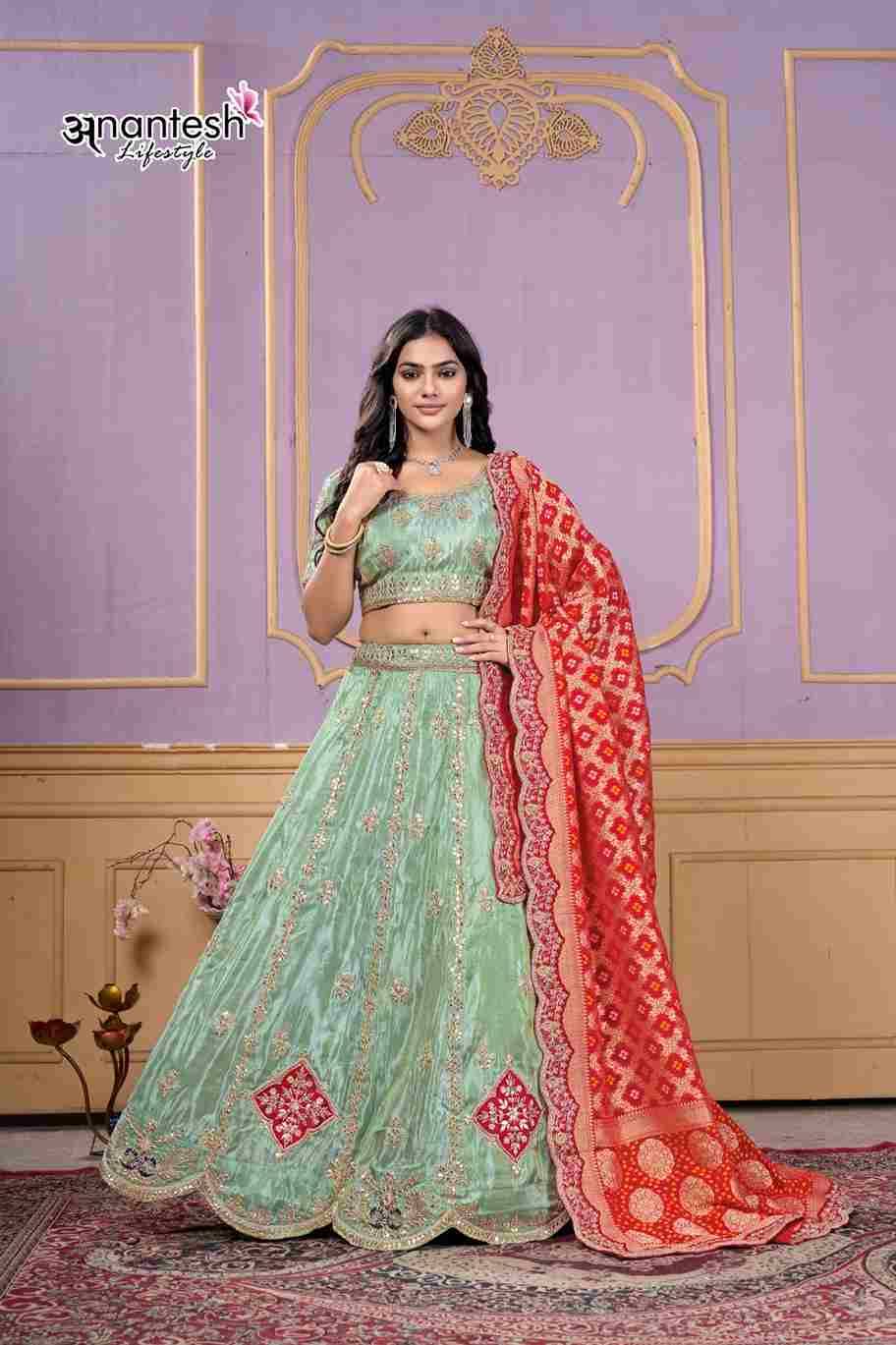 Anantesh 5049 Series By Anantesh 5049 To 5053 Series Beautiful Colorful Fancy Wedding Collection Occasional Wear & Party Wear Silk/Organza Lehengas At Wholesale Price