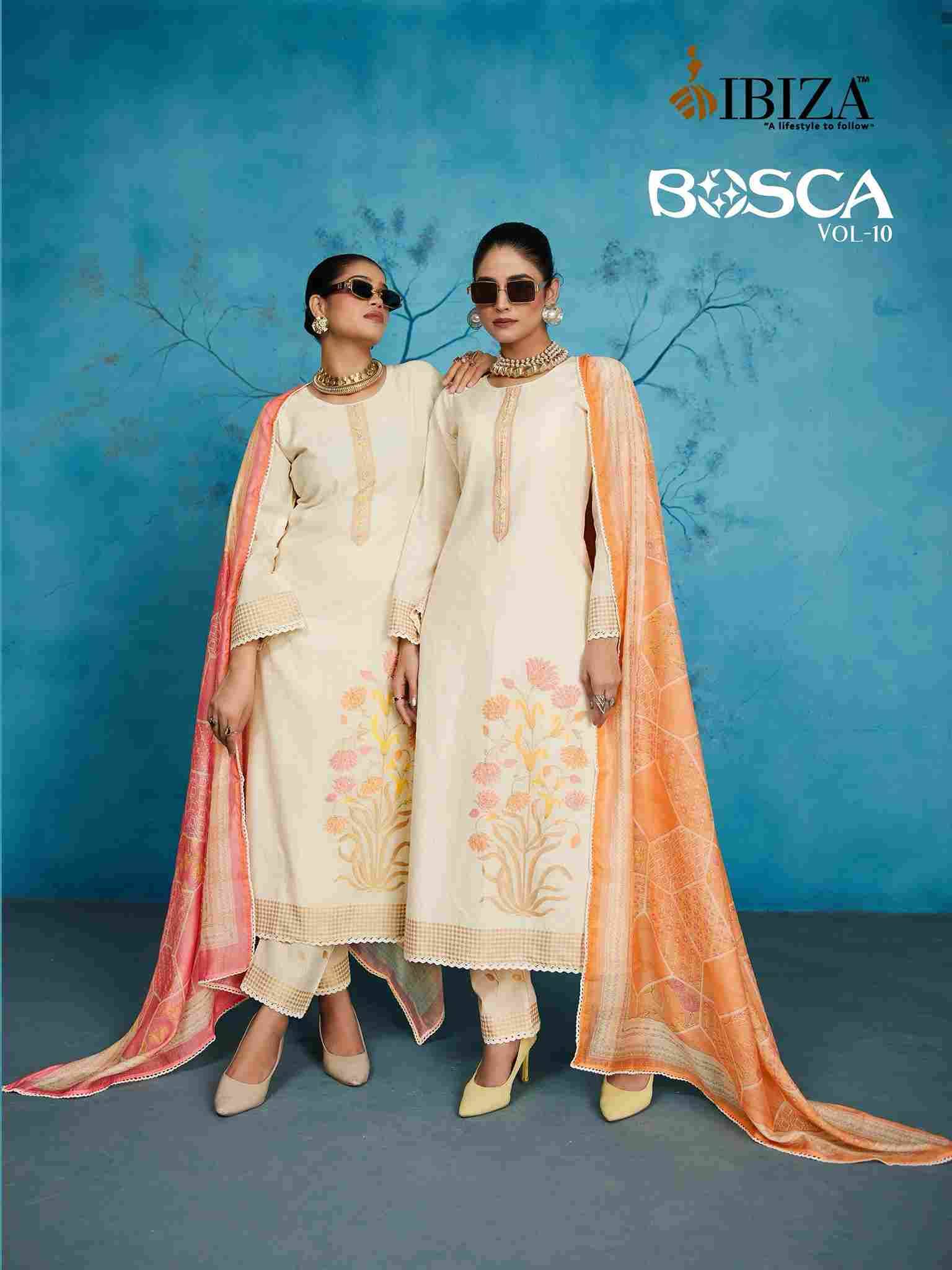 Bosca Vol-10 By Ibiza 15880 To 15882 Series Designer Festive Suits Beautiful Fancy Stylish Colorful Party Wear & Occasional Wear Pure Lawn Cotton Print Dresses At Wholesale Price