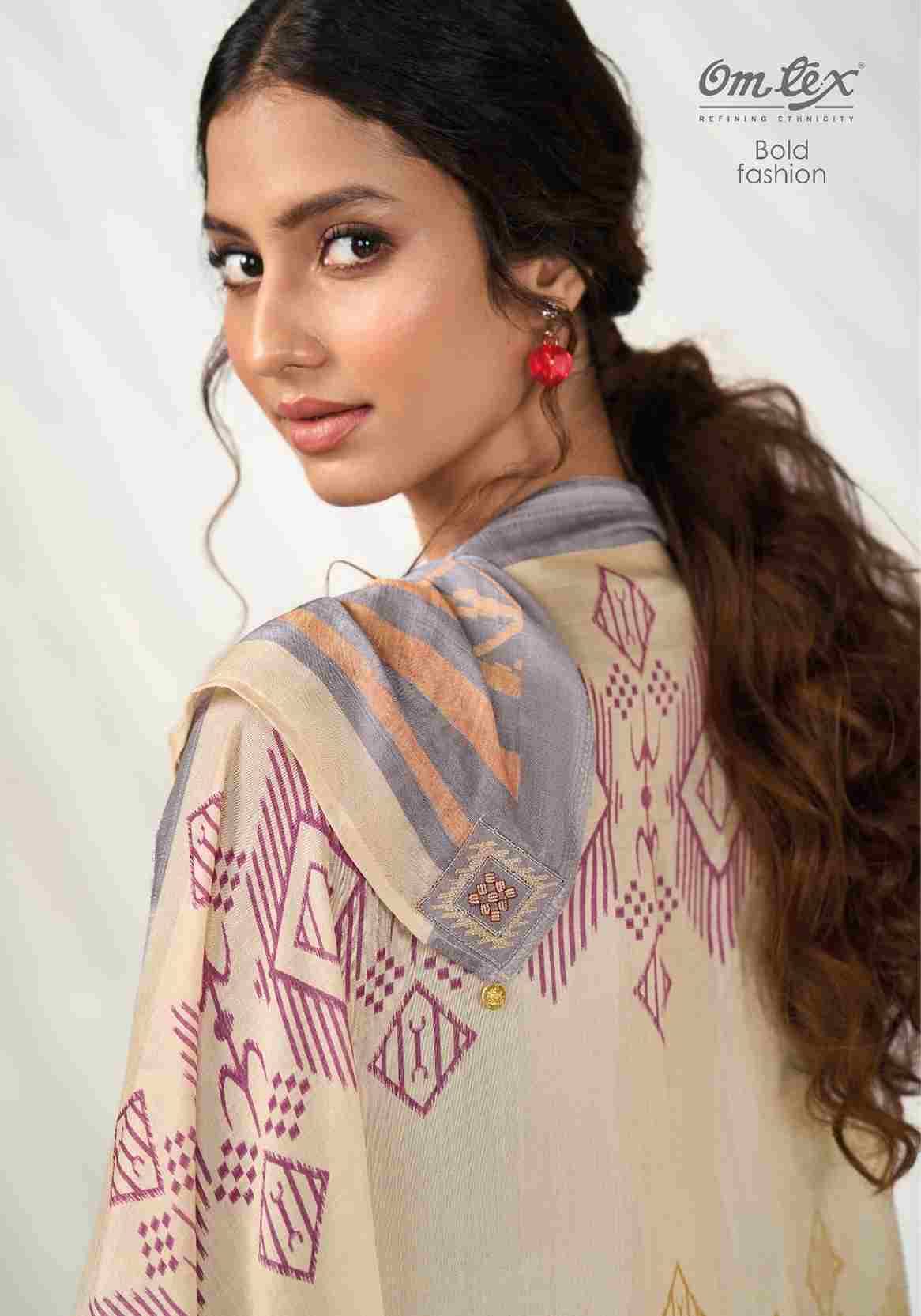 Bold Fashion By Om Tex 7571-A To 7571-C Series Beautiful Suits Stylish Fancy Colorful Party Wear & Ethnic Wear Lawn Cotton Dresses At Wholesale Price