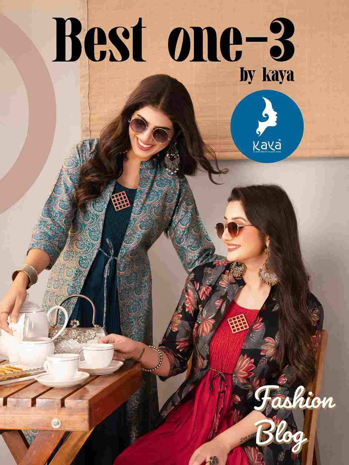 Best One Vol-3 By Kaya 01 To 06 Series Designer Stylish Fancy Colorful Beautiful Party Wear & Ethnic Wear Collection Chanderi Kurtis At Wholesale Price