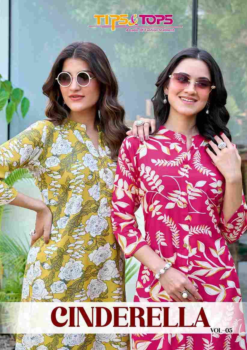 Cinderella Vol-5 By Tips And Tops 5001 To 5006 Series Designer Stylish Fancy Colorful Beautiful Party Wear & Ethnic Wear Collection Heavy Rayon Co-Ords At Wholesale Price